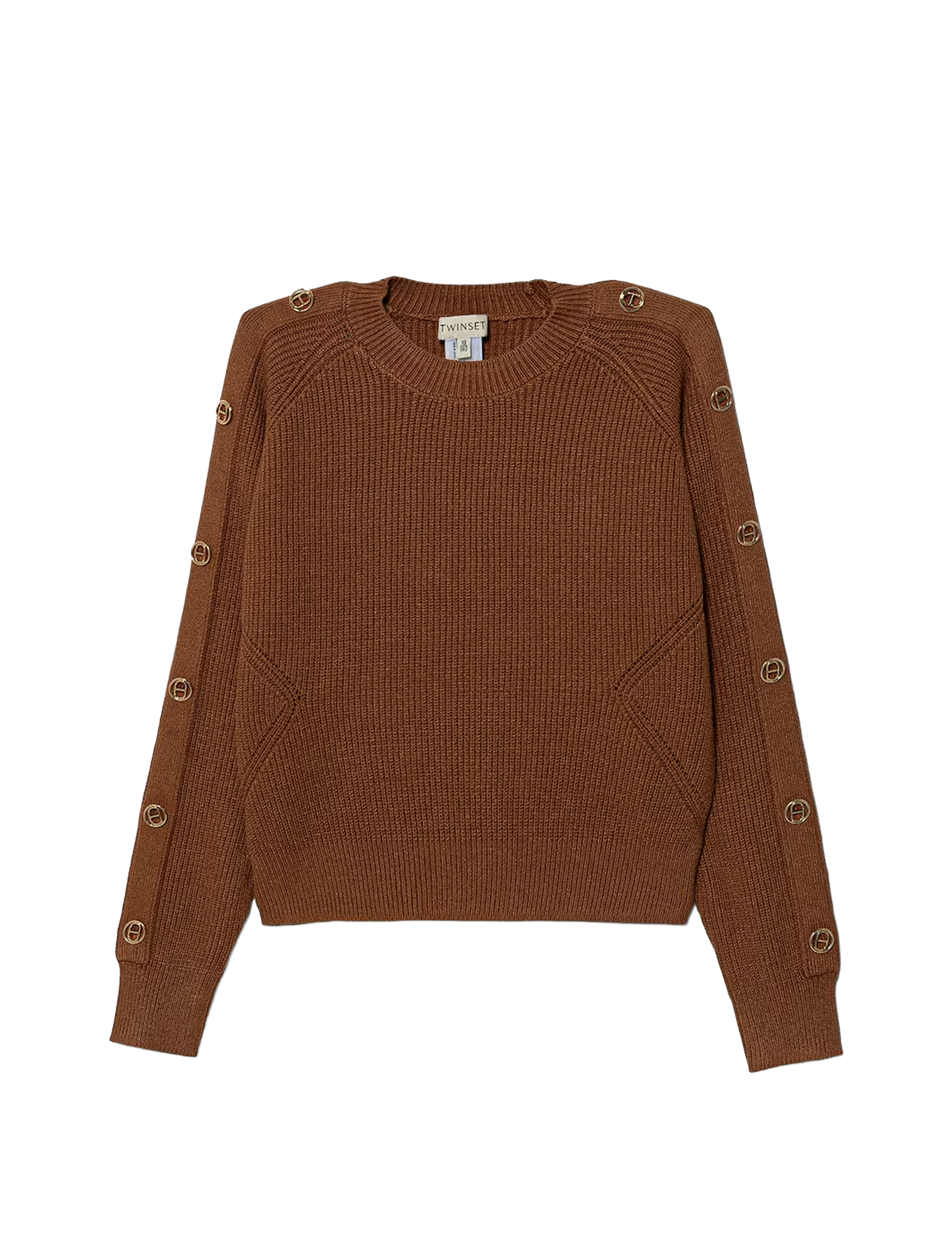 Crewneck knitted jumper
