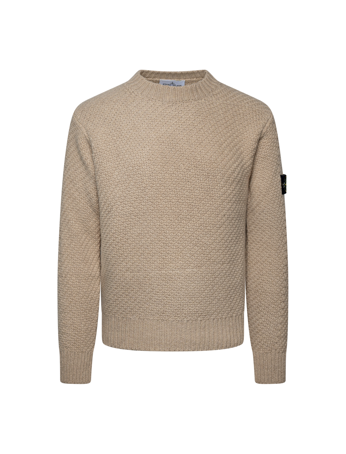 Loose-fit knitted jumper