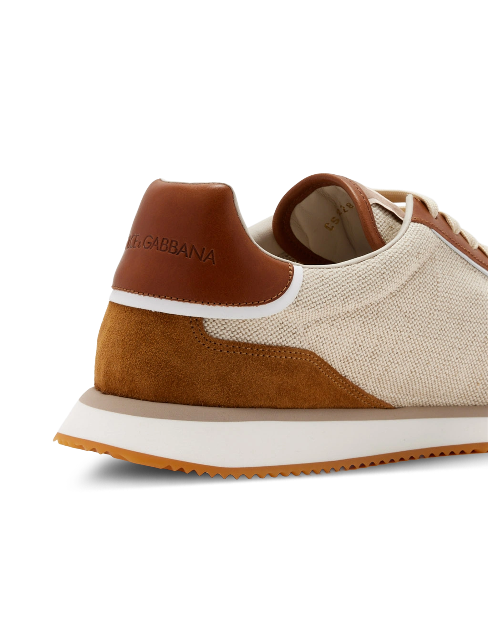 Cushion suede-trimmed sneakers