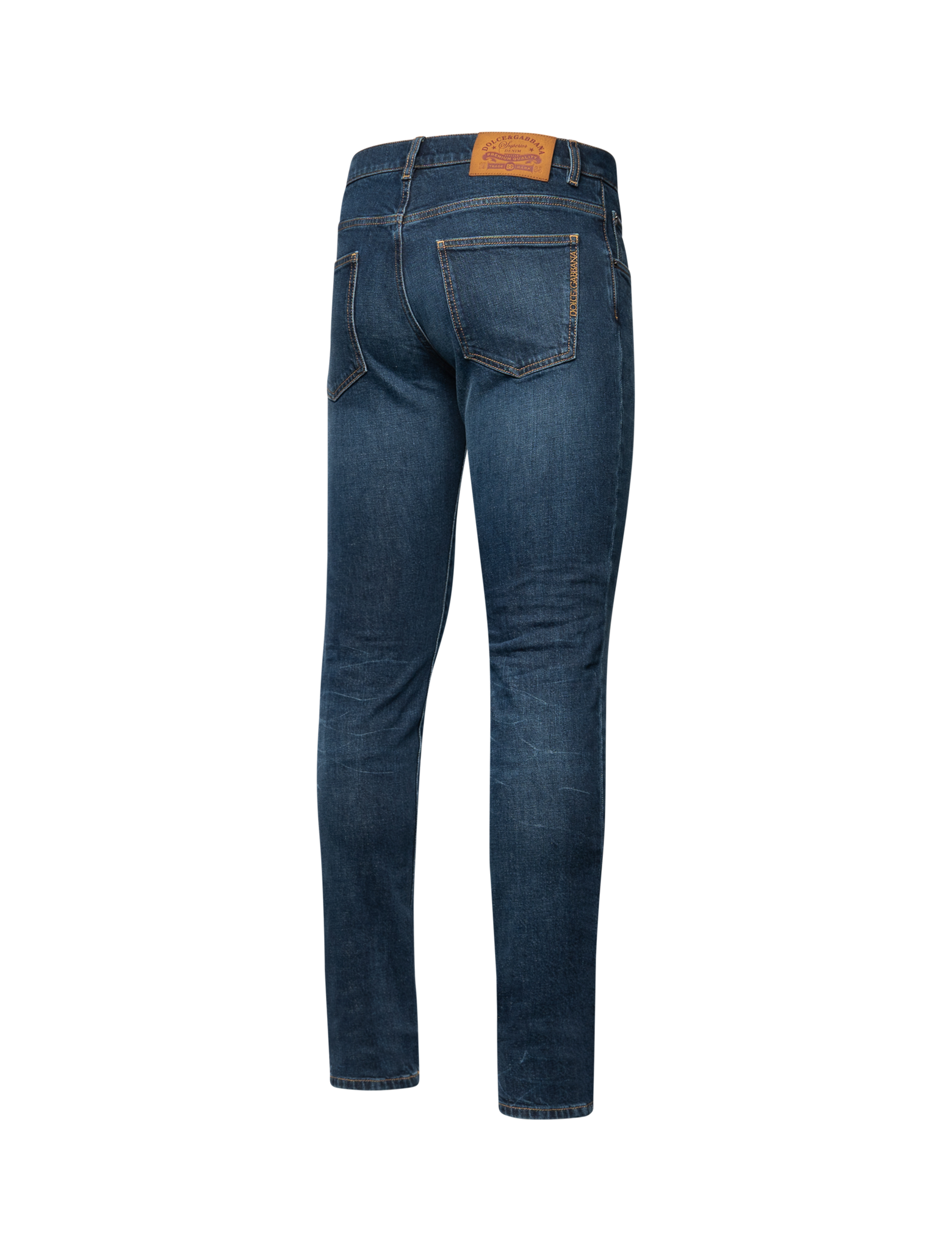 Skinny fit plaque jeans