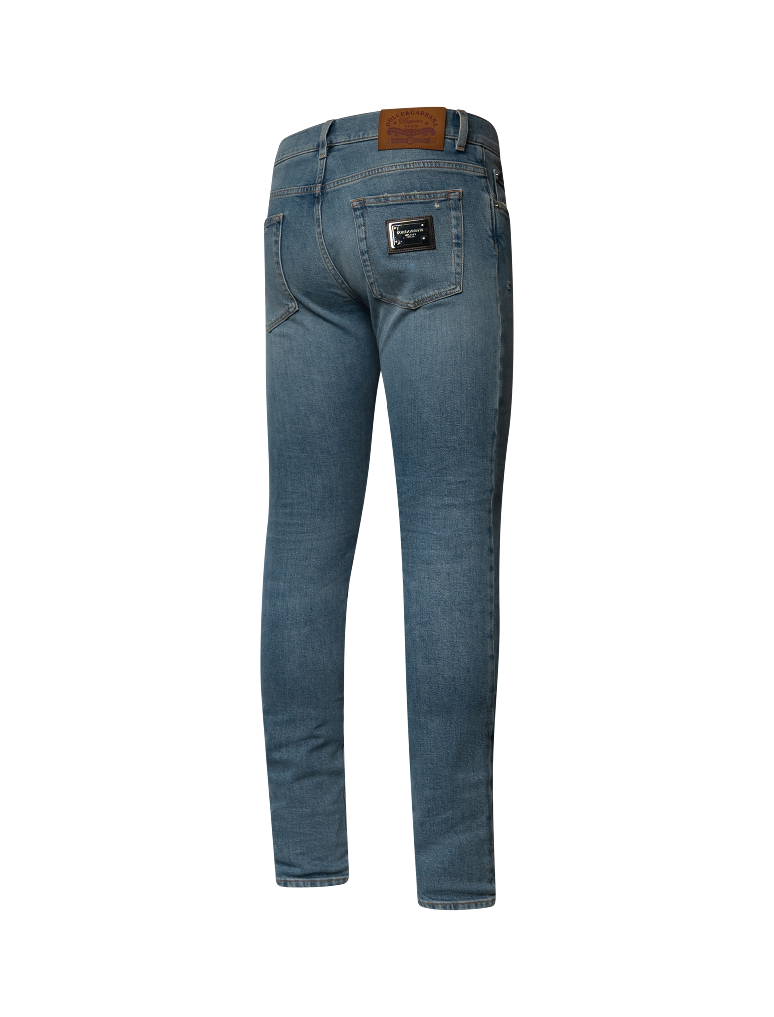 Skinny fit plaque jeans