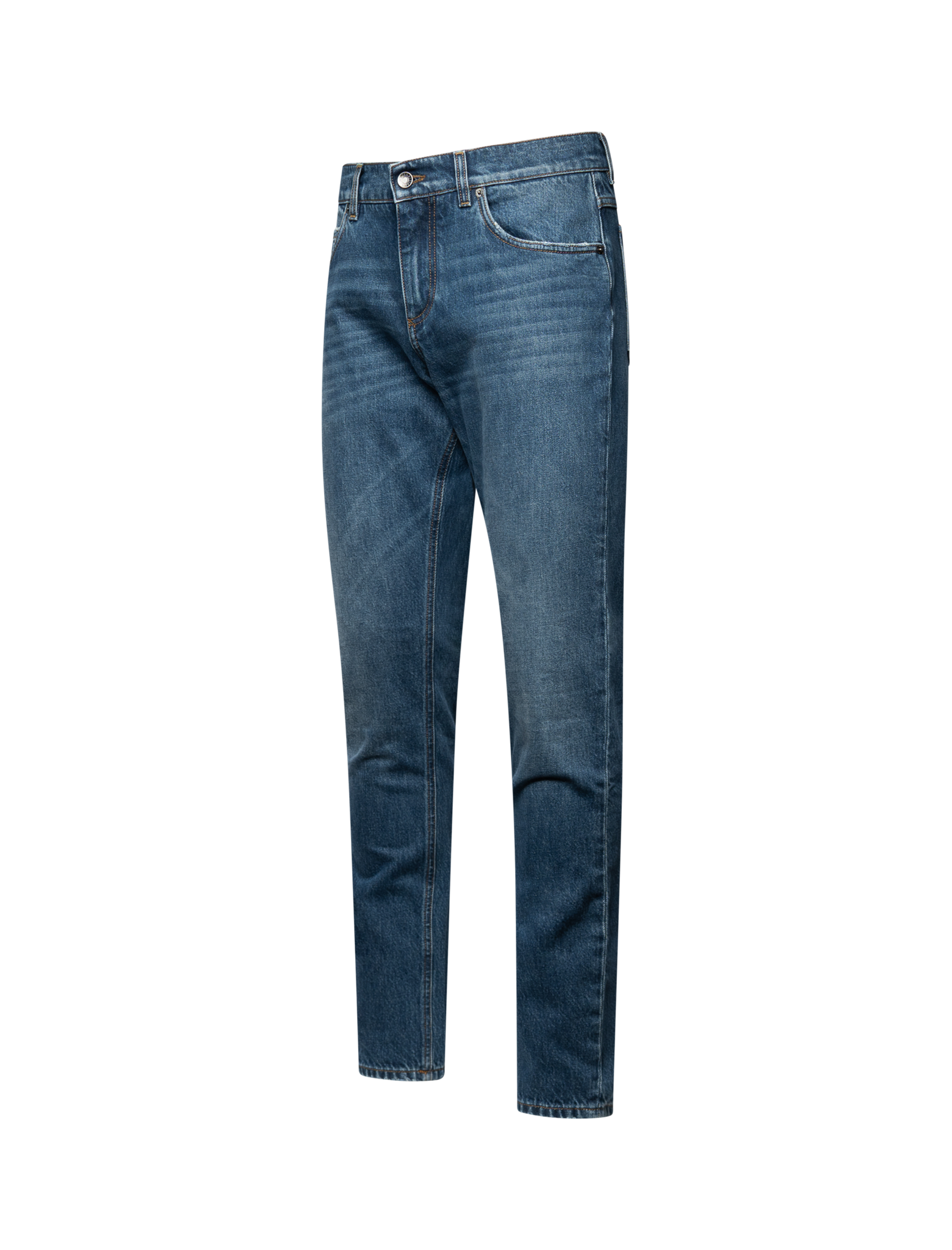 Regular fit plaque jeans