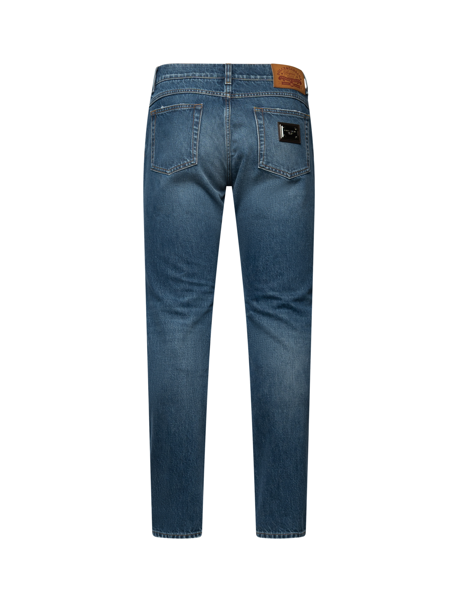 Regular fit plaque jeans