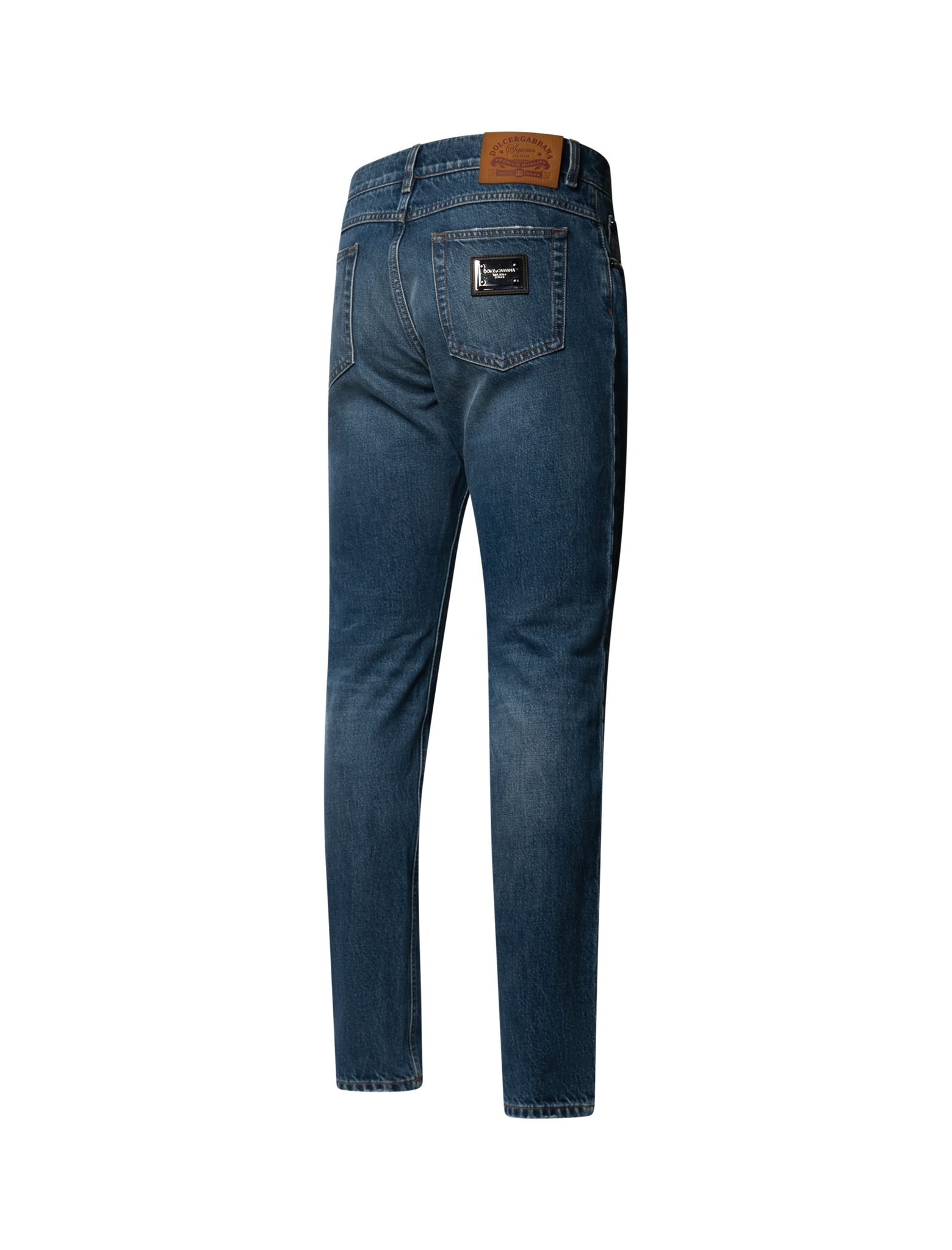 Regular fit plaque jeans
