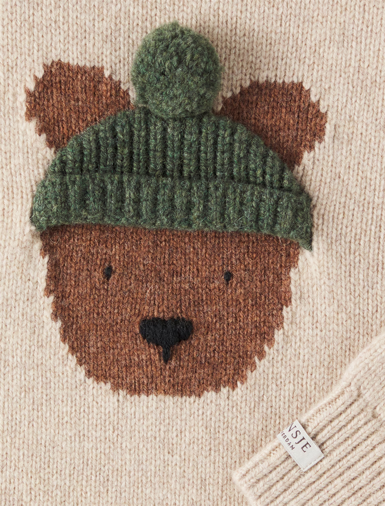 Denn Bear merino wool jumper