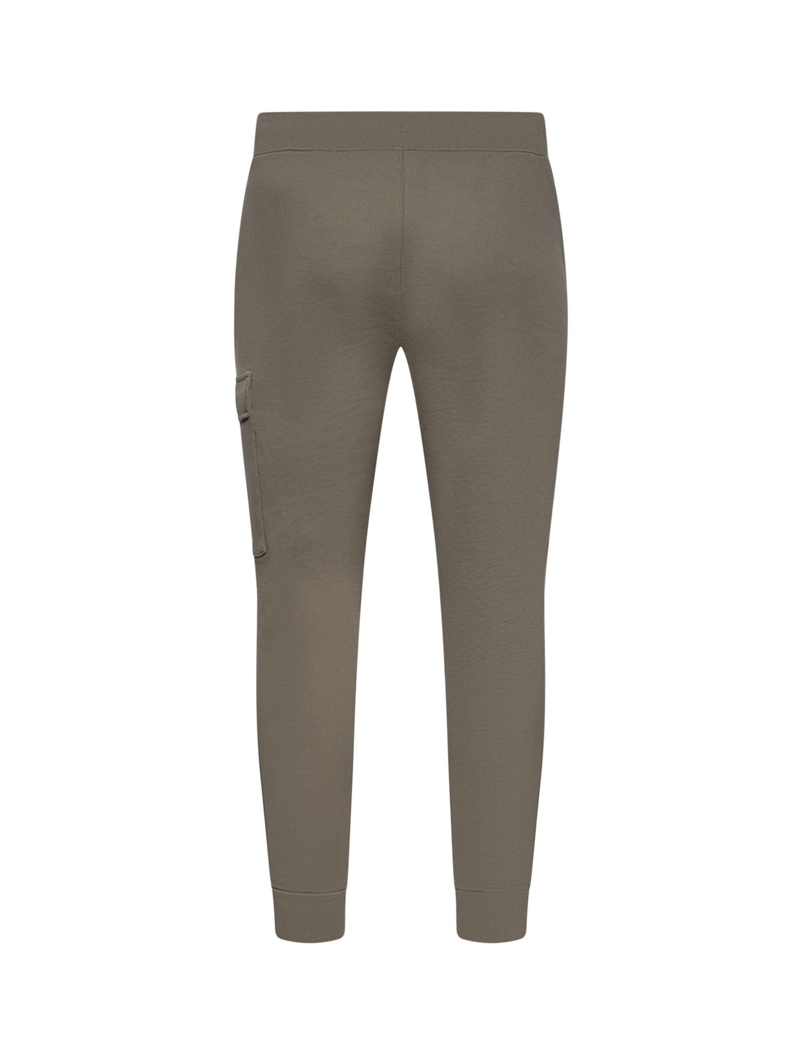 Diagonal fleece jogging pants