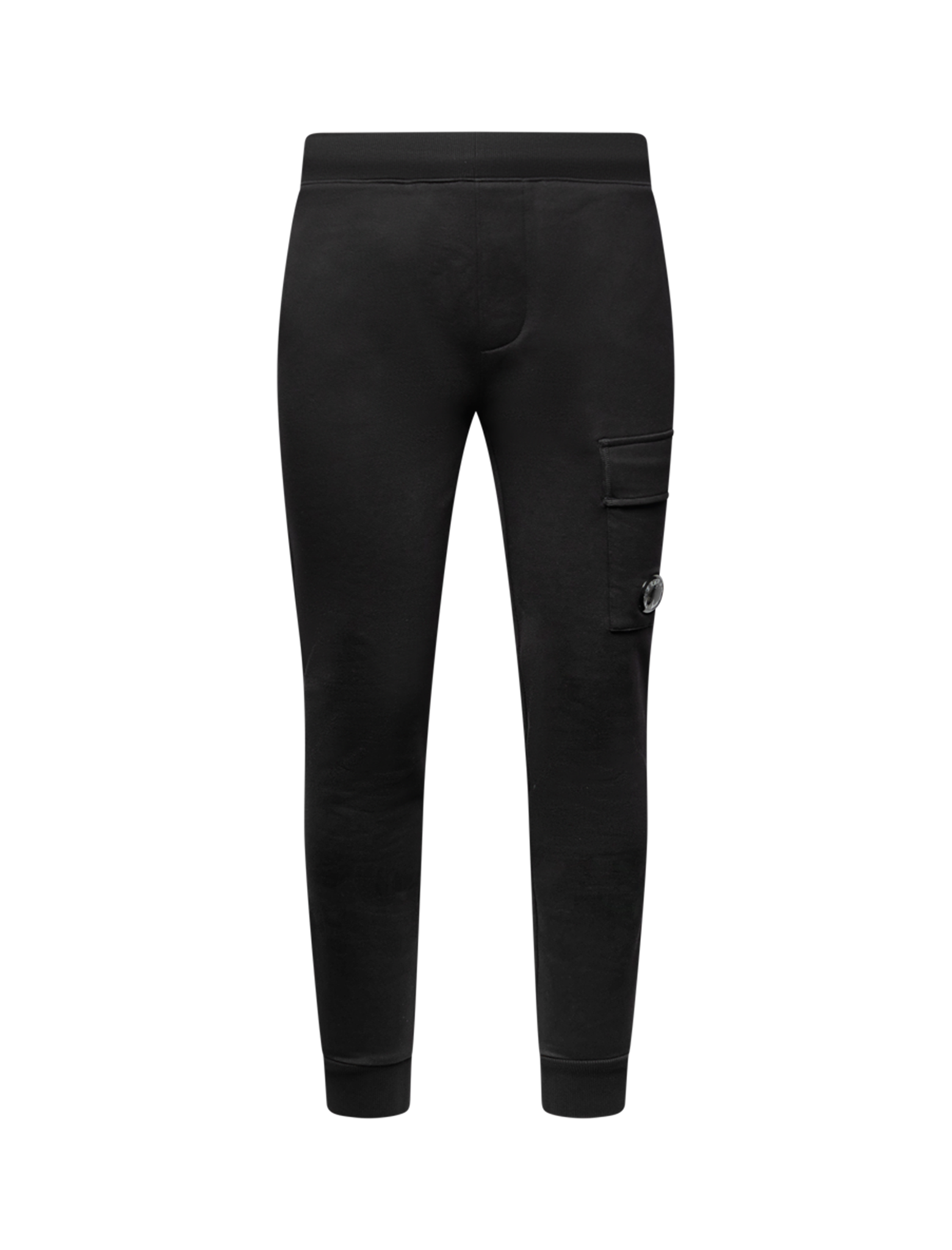 Diagonal fleece jogging pants