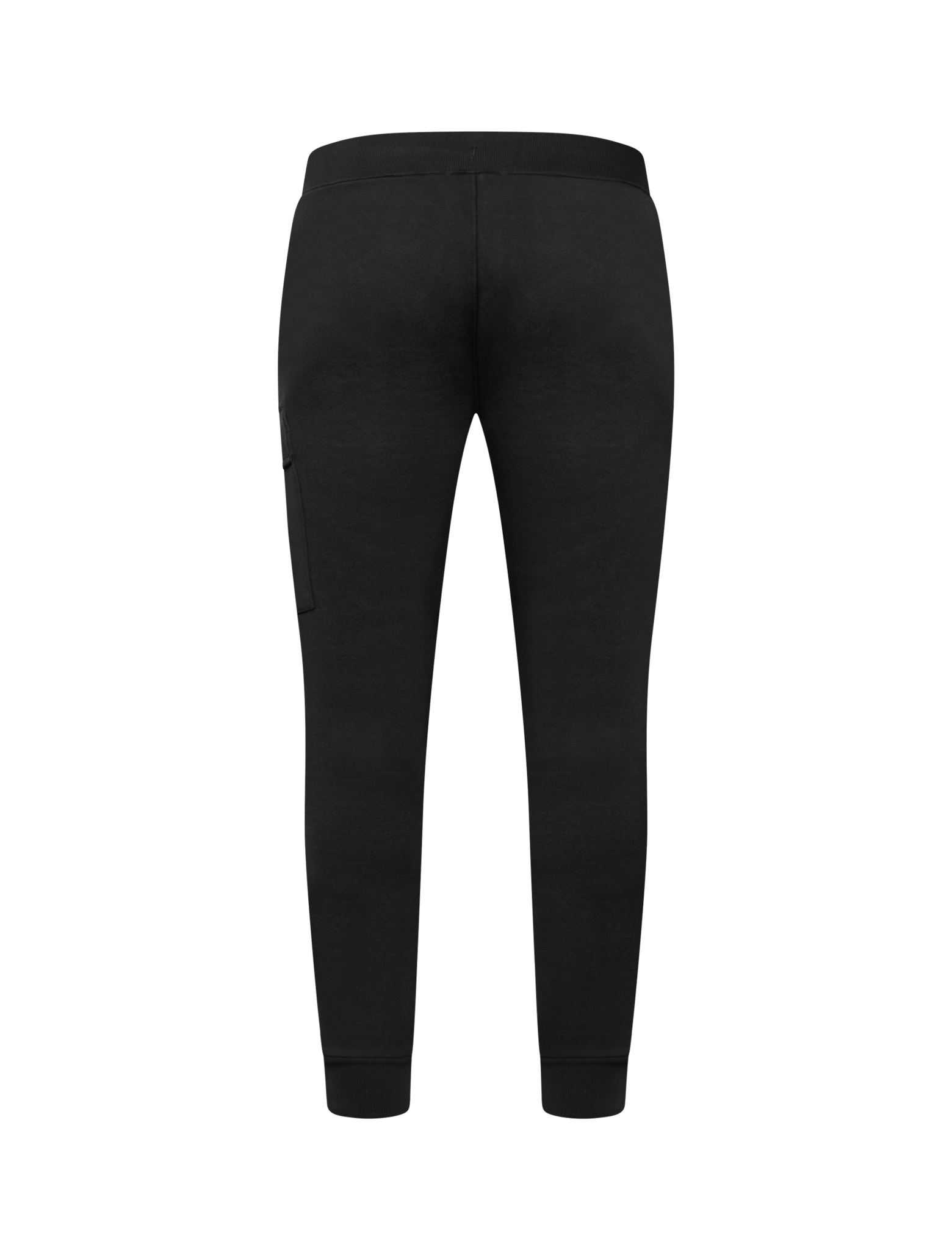 Diagonal fleece jogging pants