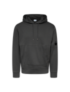 Hoodie aus angerautem Diagonalfleece