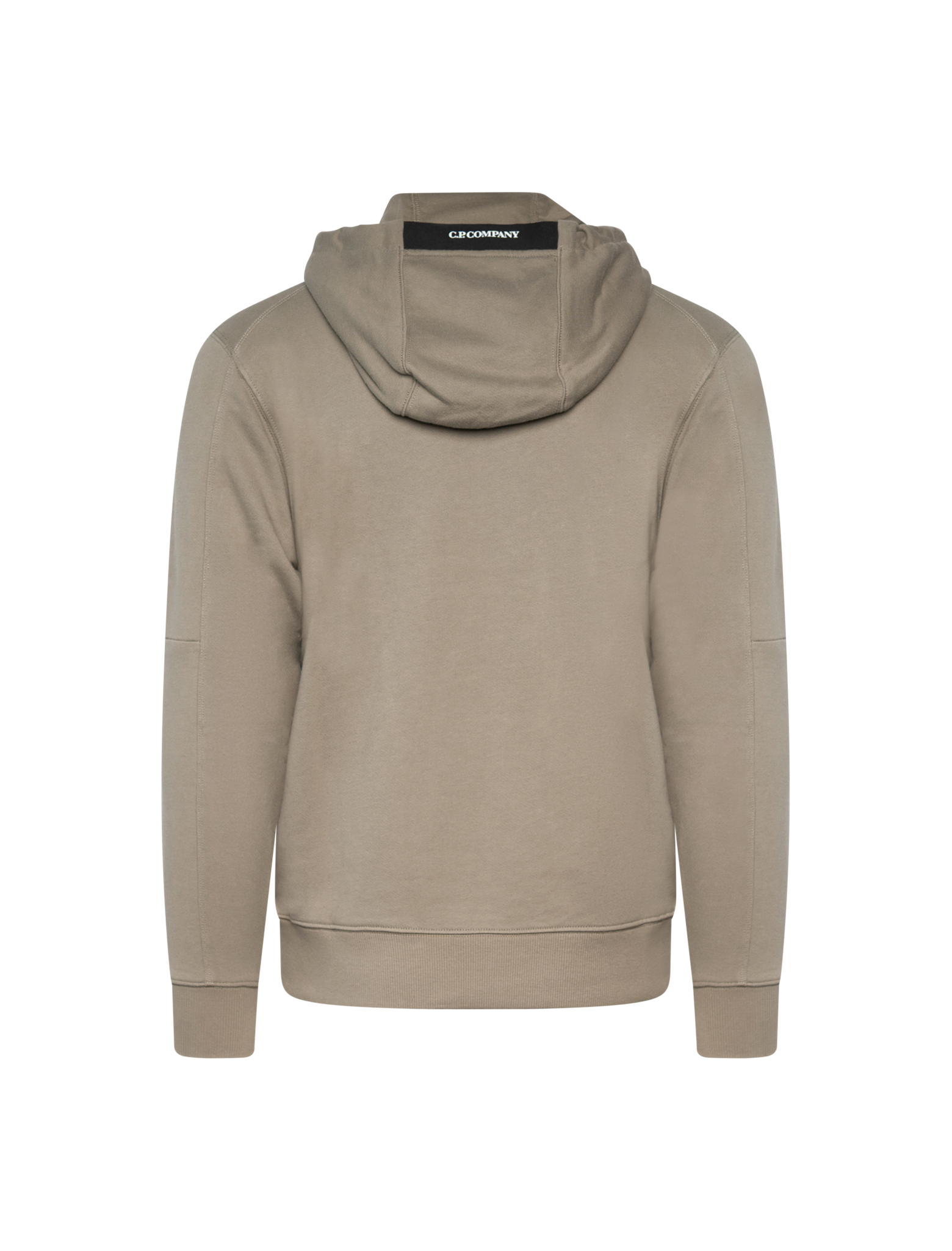 Diagonal raised fleece hoodie