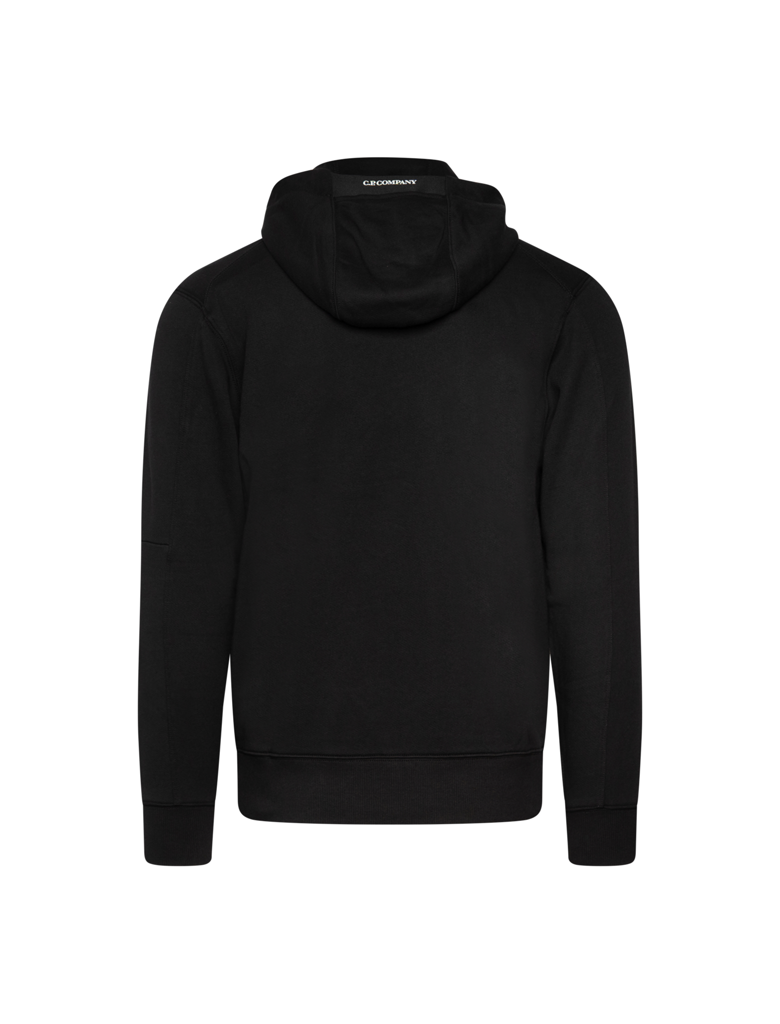 Diagonal raised fleece hoodie