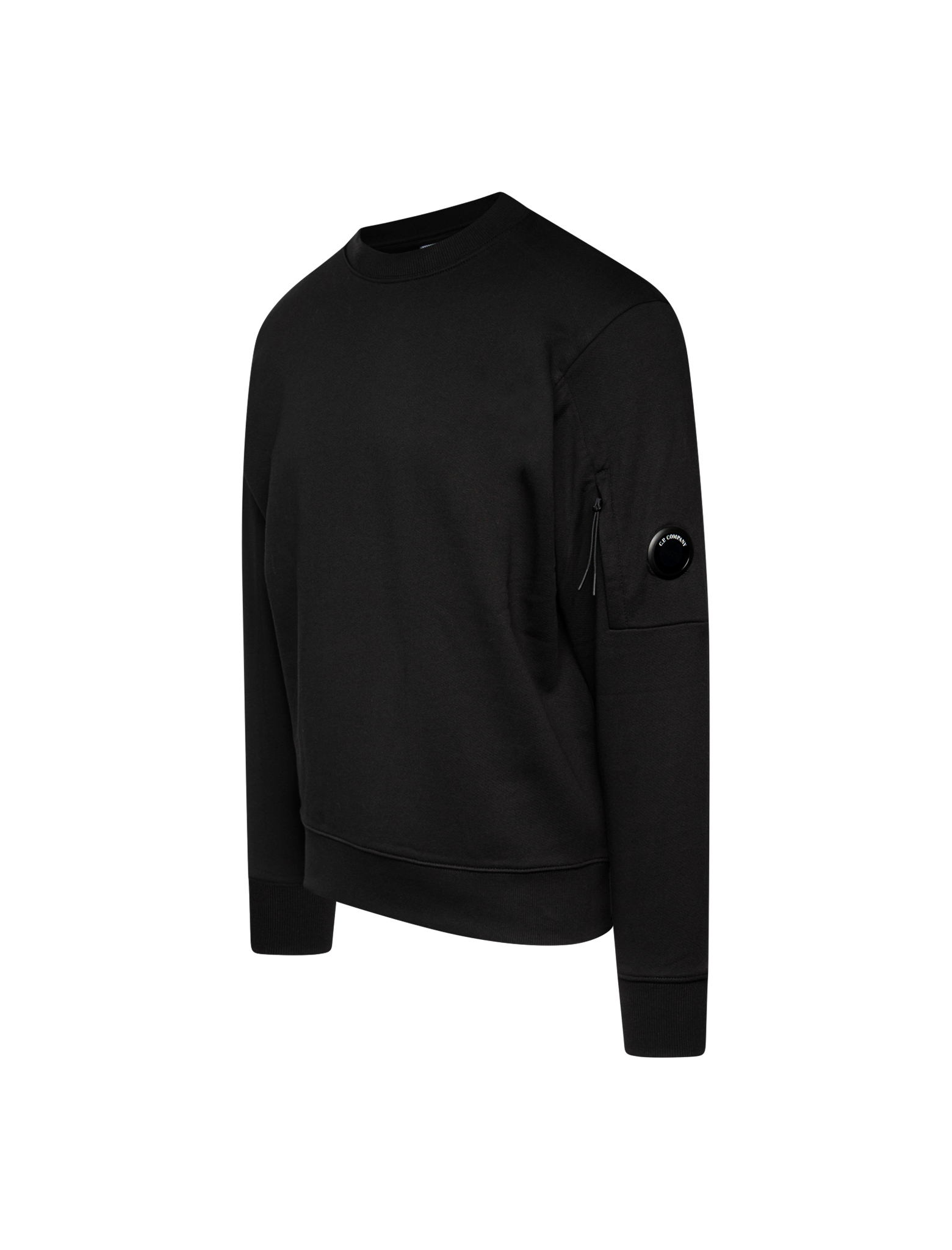 Diagonal raised fleece sweater