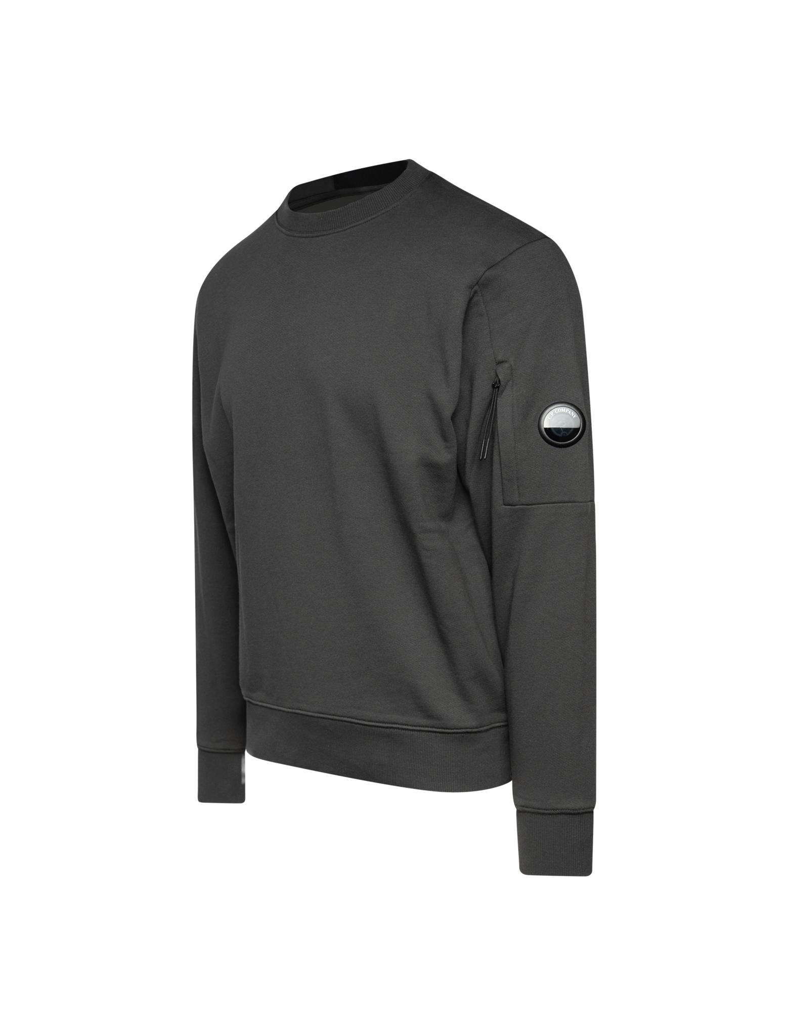 Diagonal raised fleece sweater