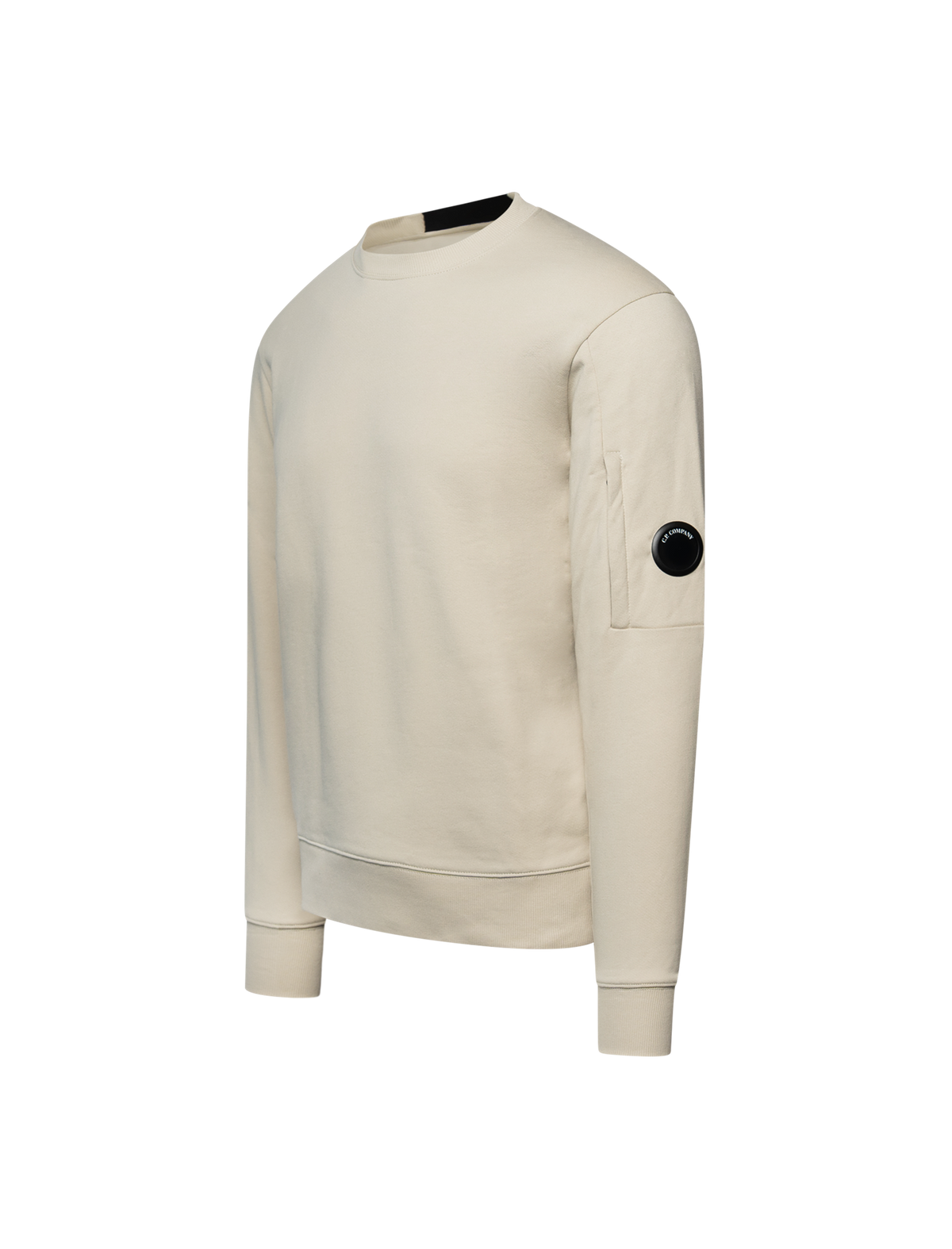 Diagonal raised fleece sweater