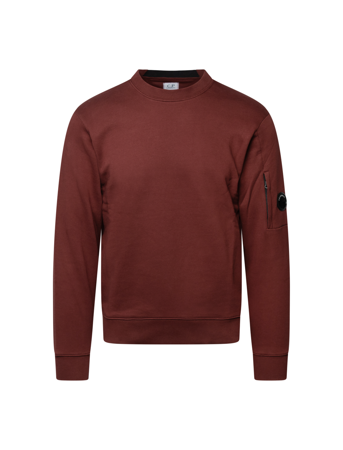 Diagonal raised fleece sweater