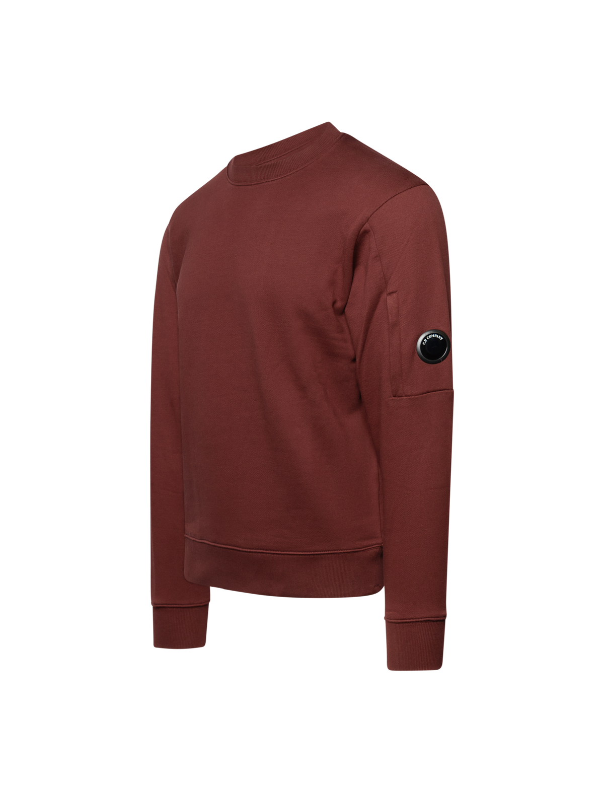 Diagonal raised fleece sweater