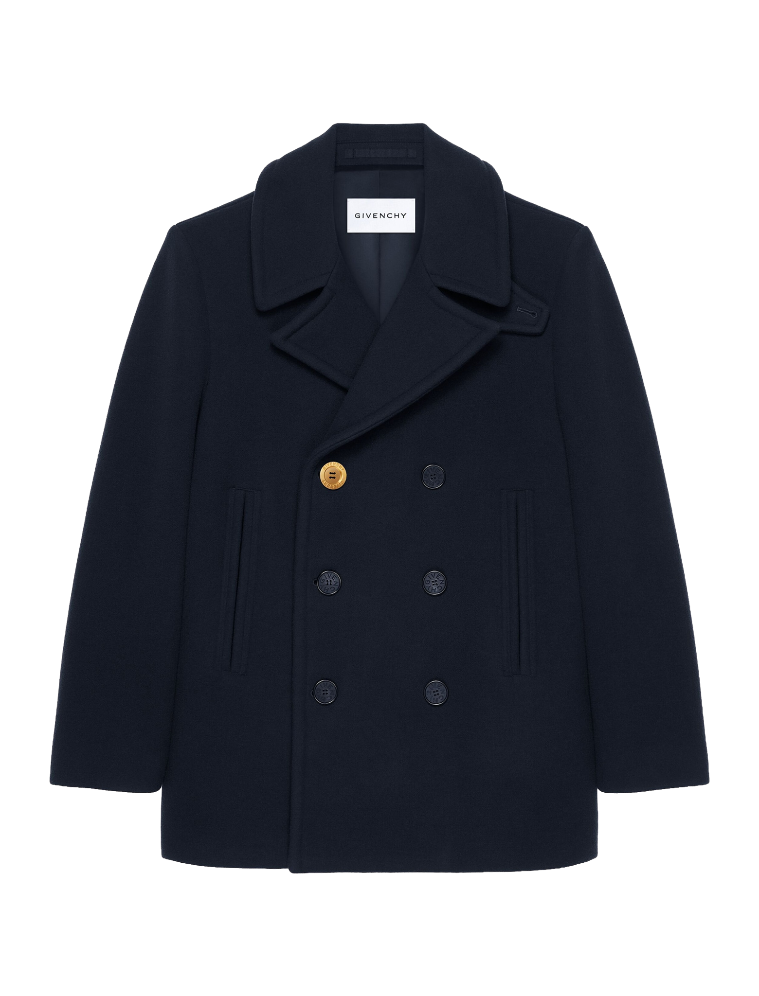 Double breasted wool Peacoat