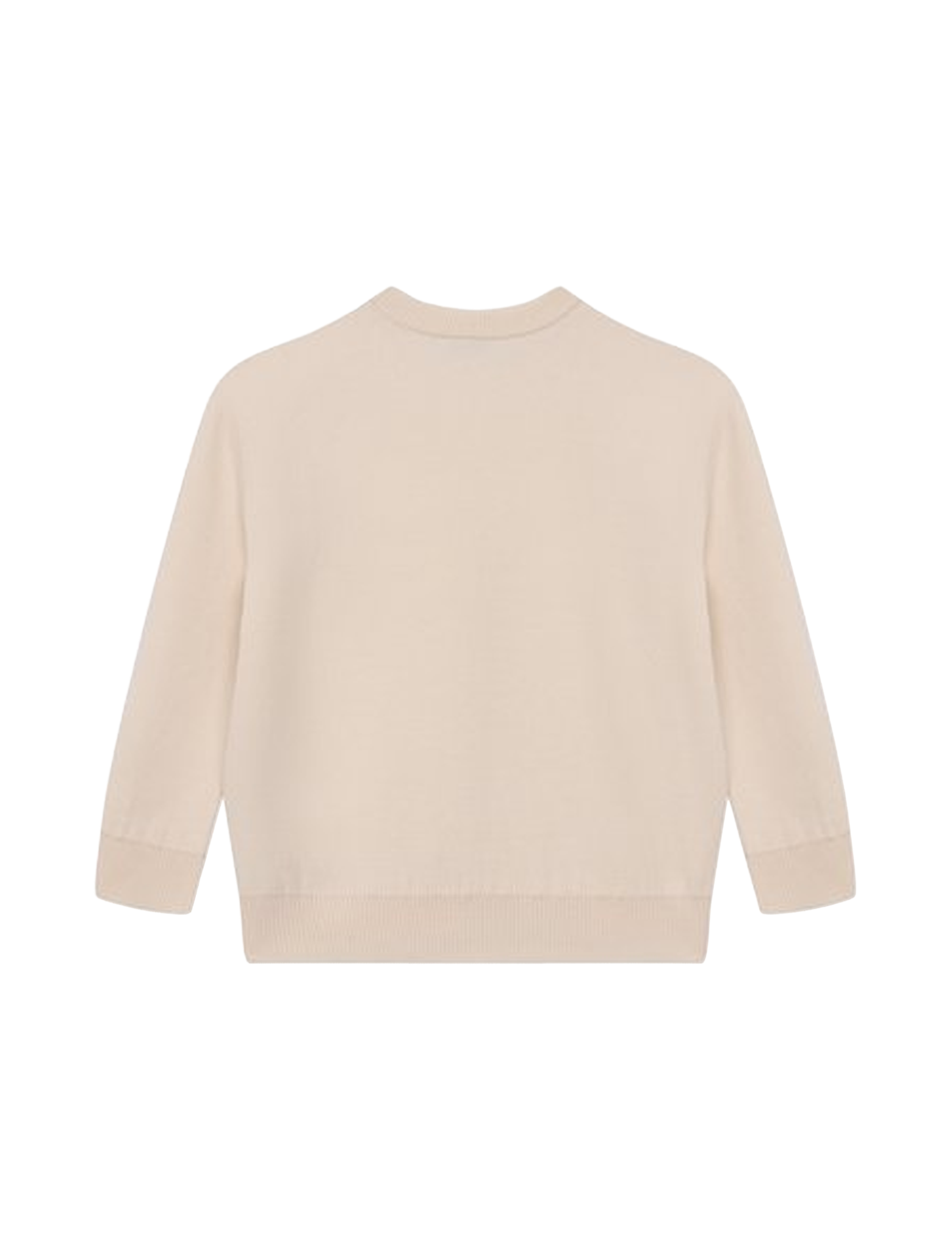 Embossed logo knitted jumper