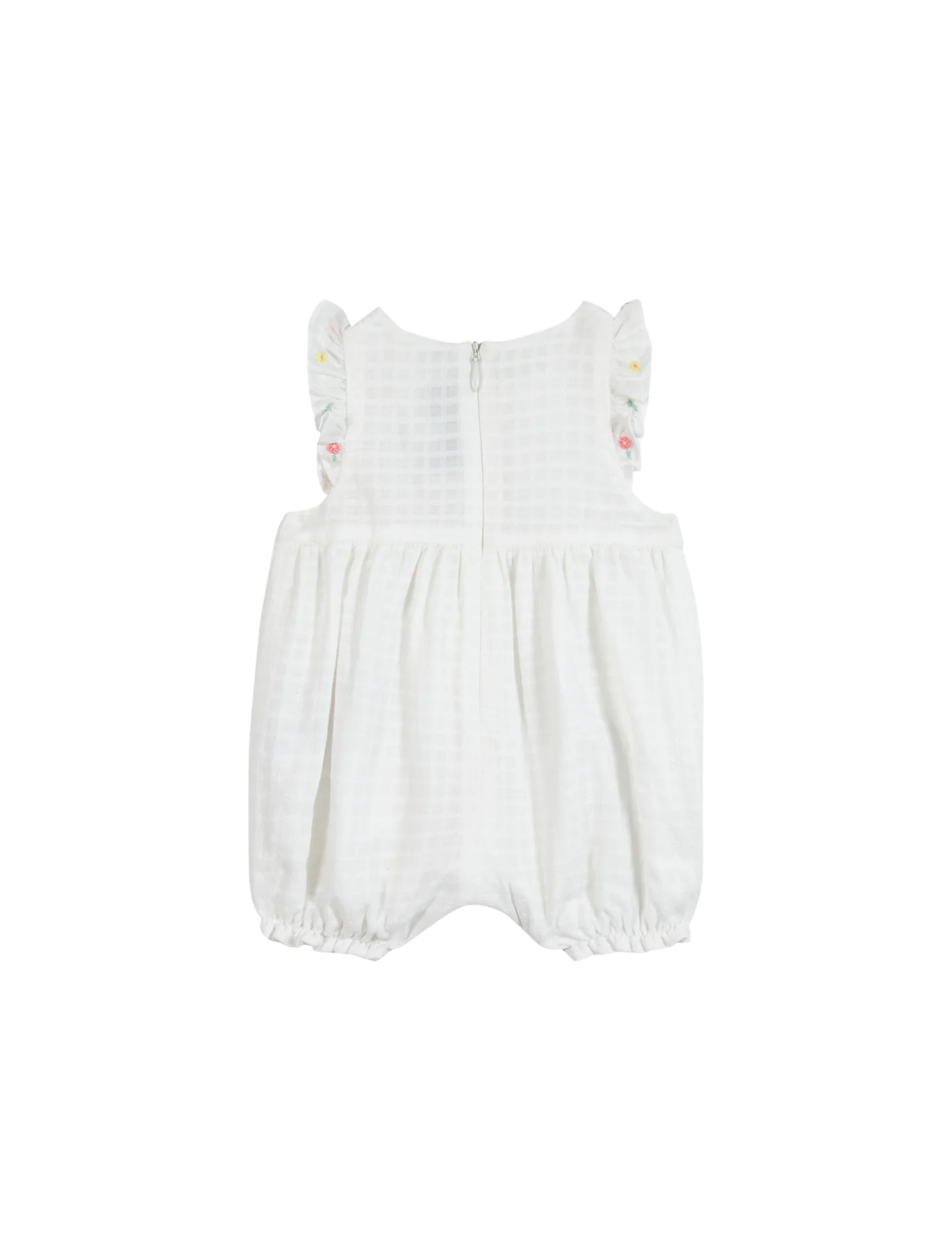 Embrodery flowers jumpsuit