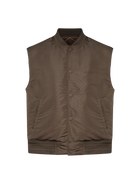 Logo embroidered body warmer