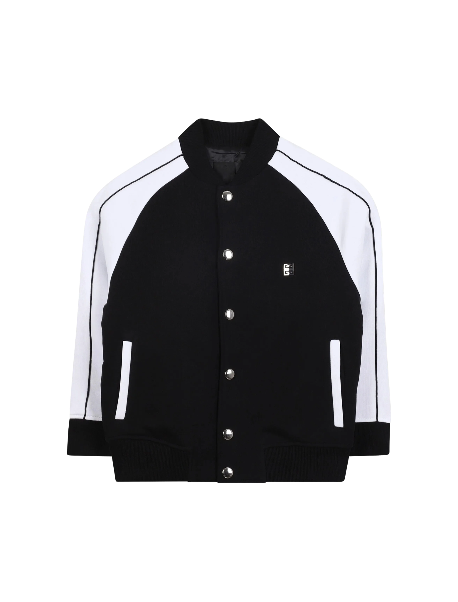 Embroidered logo bomber jacket