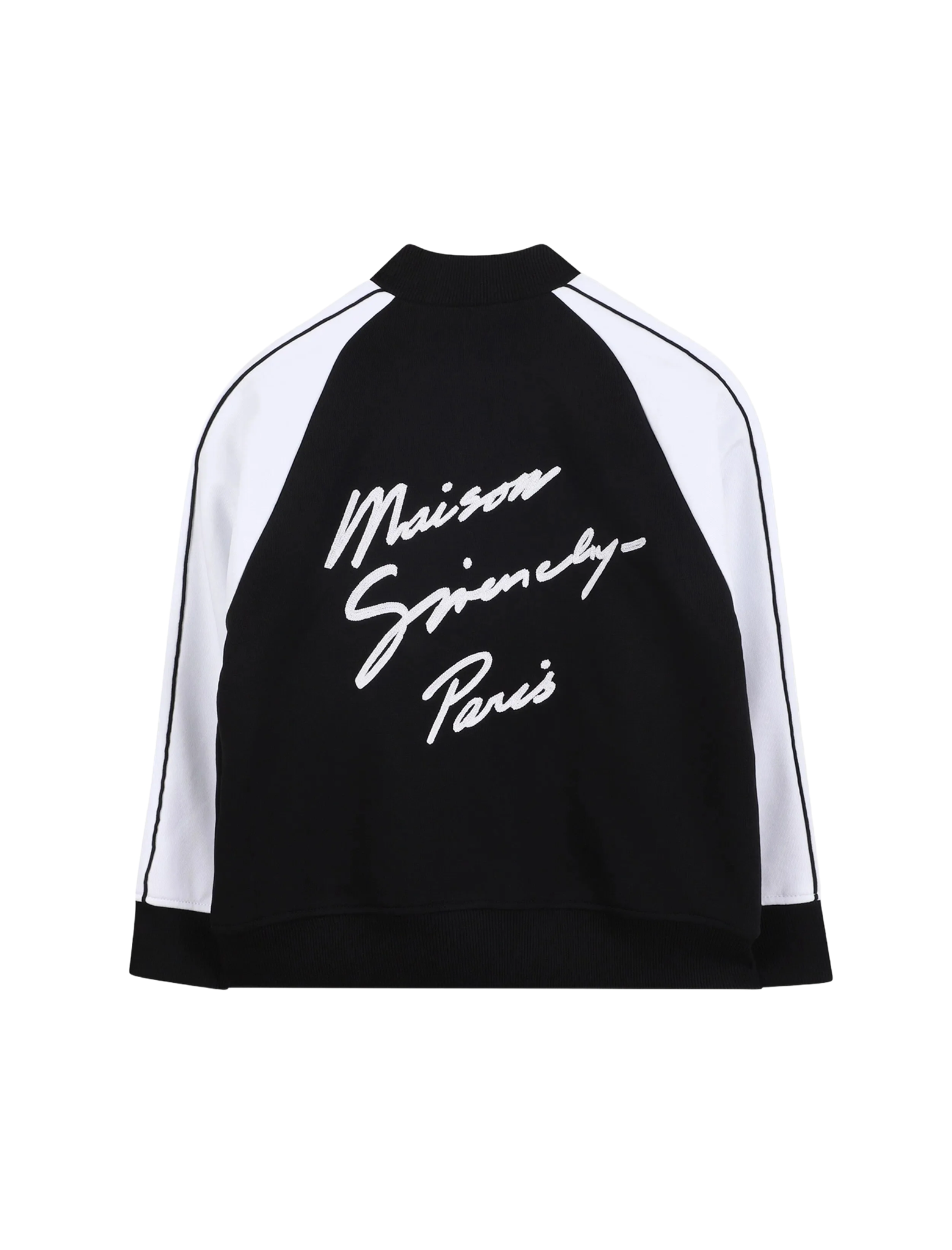 Embroidered logo bomber jacket