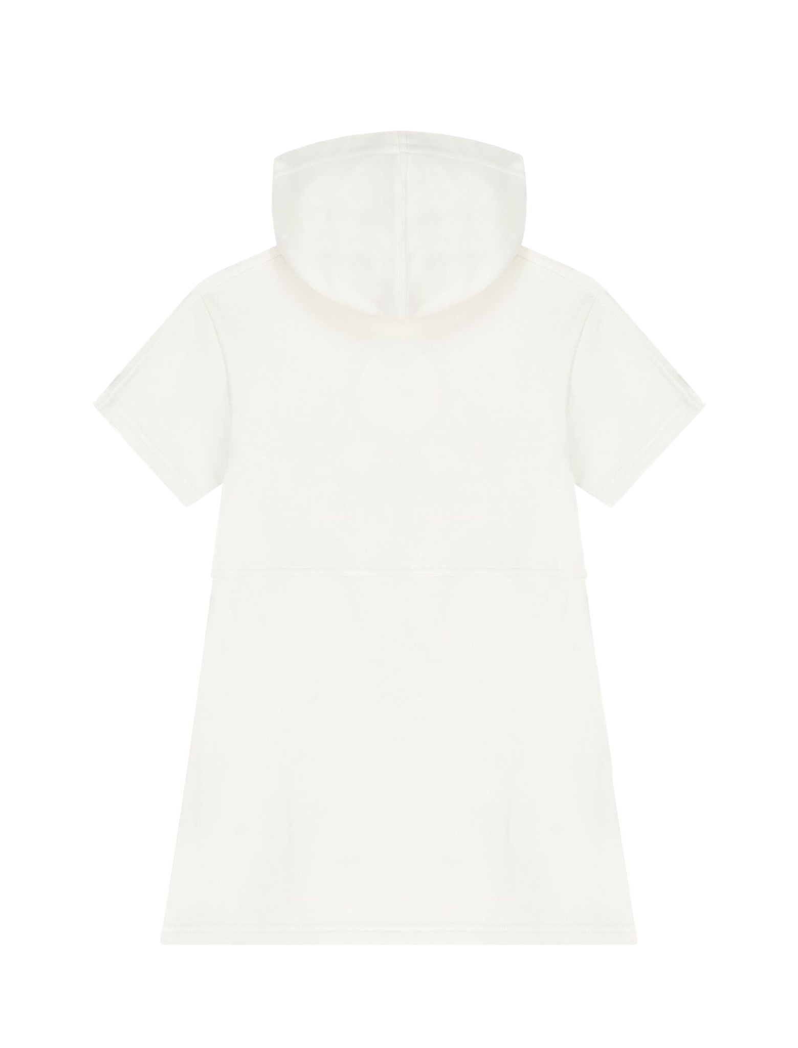 Kleid mit Kapuze und Logostickerei