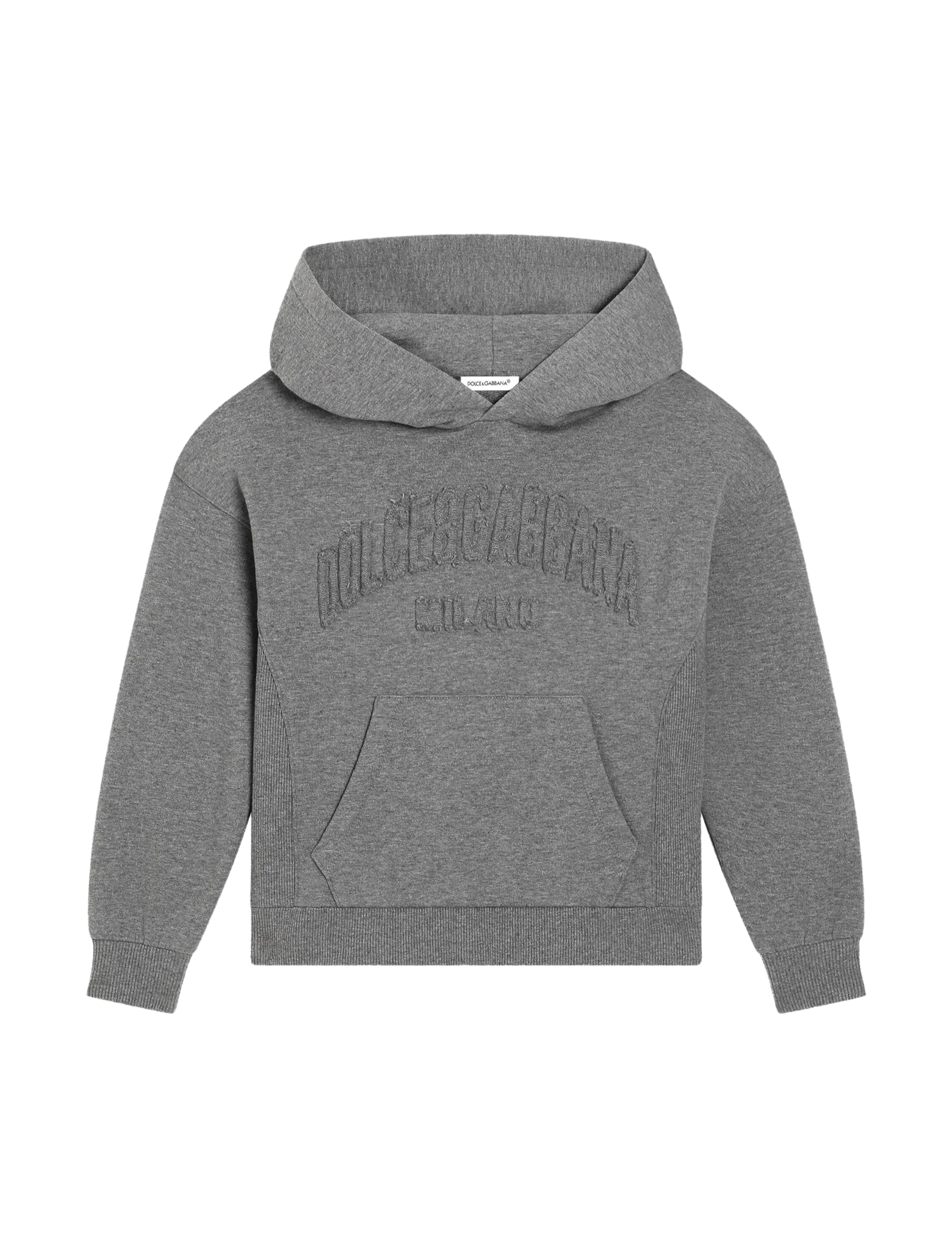 Embroidered logo hoodie