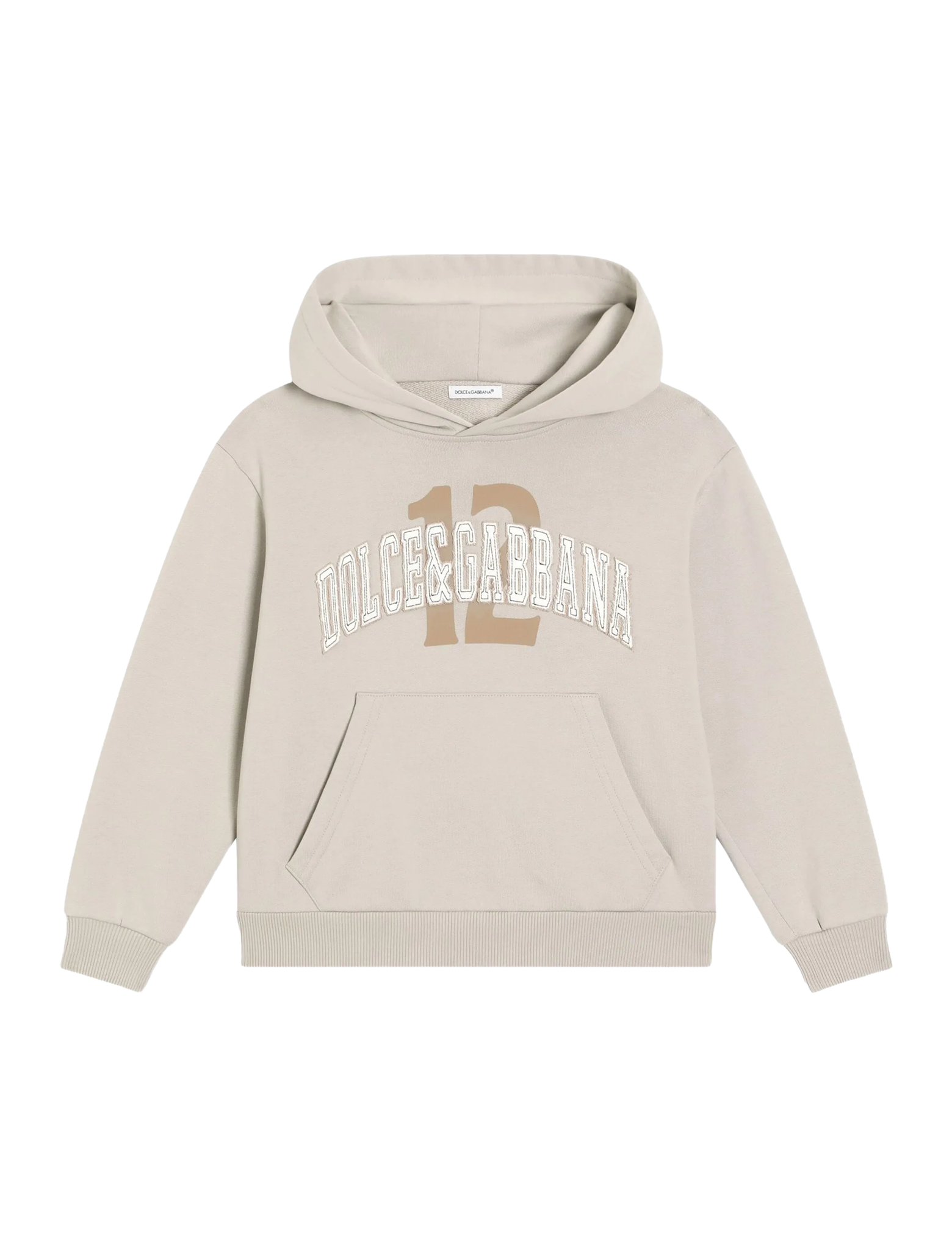 Embroidered logo hoodie