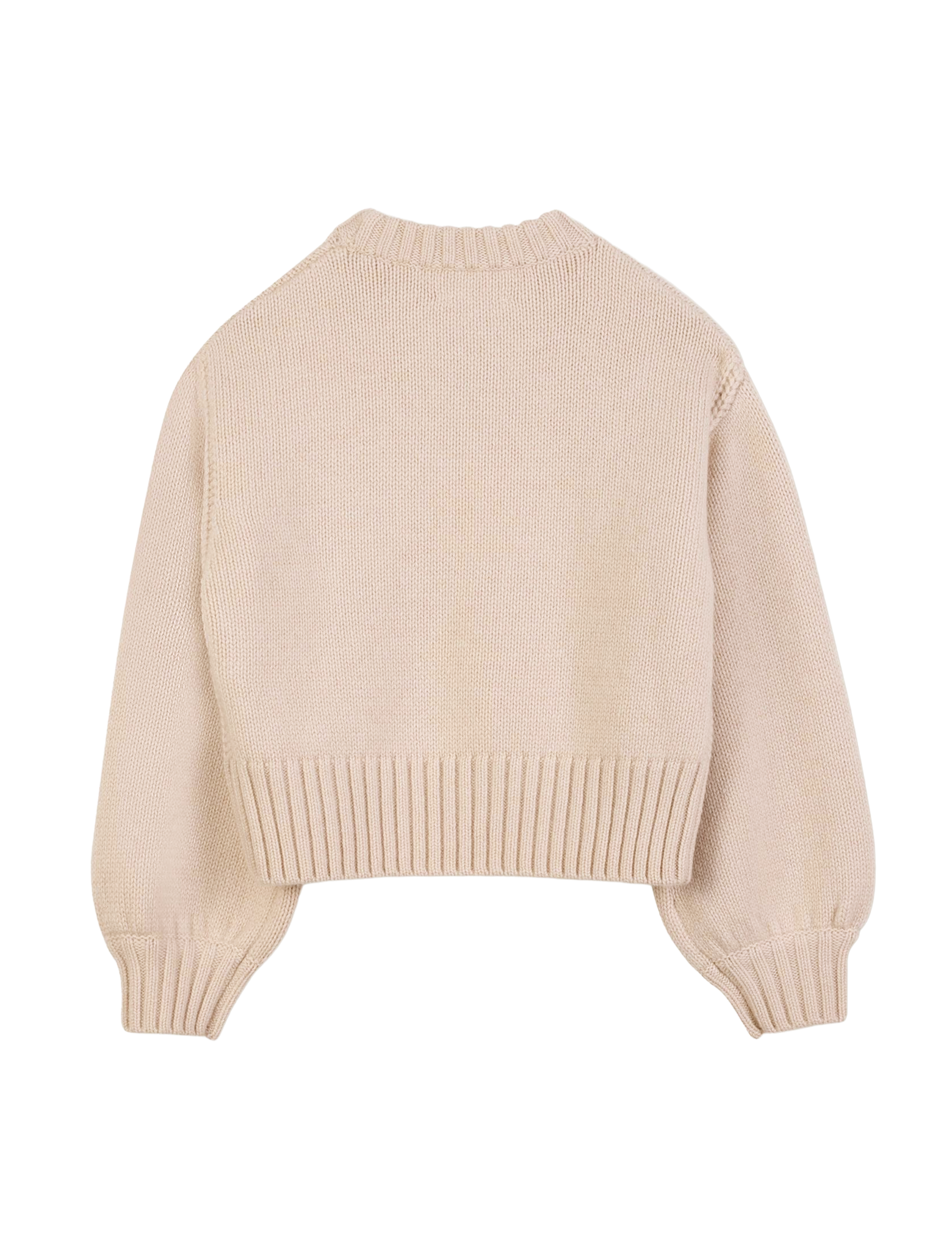 Embroidered logo knitwear