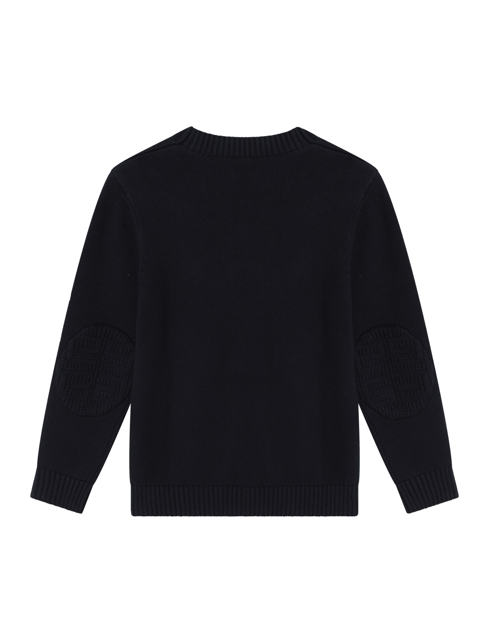 Embroidery logo knitted jumper