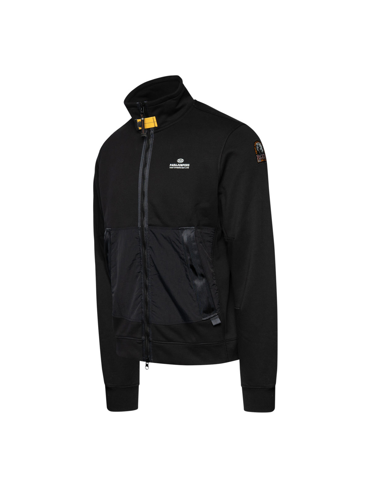 Fleece nylon sweatshirt