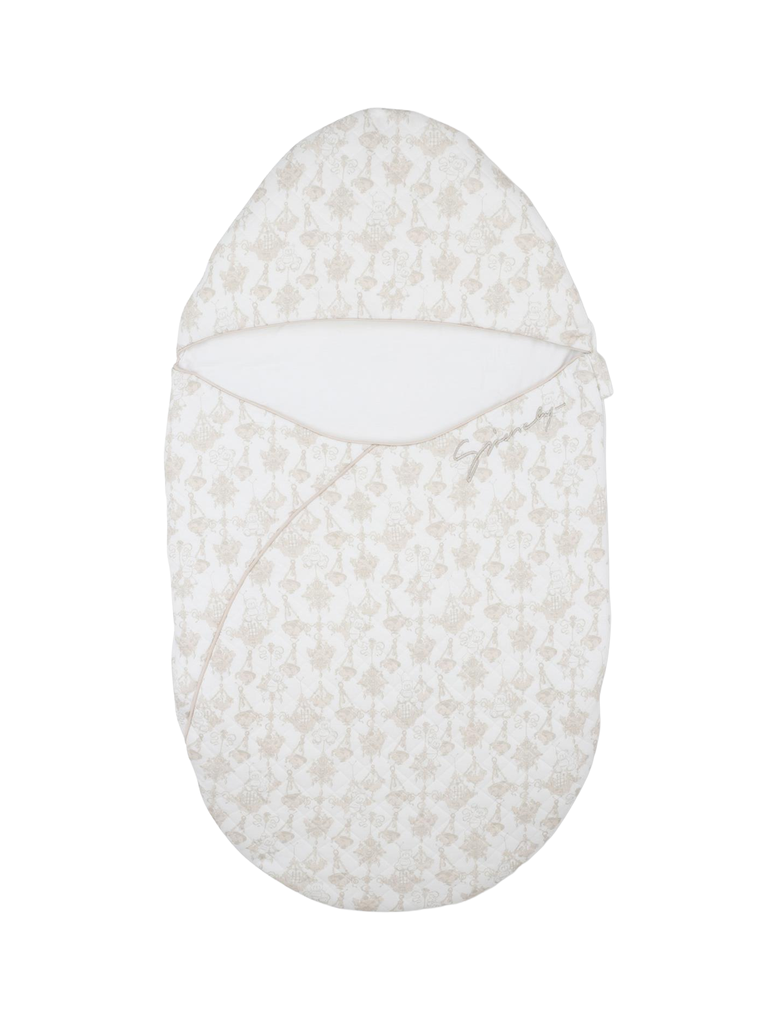 Floral-print swaddle blanket