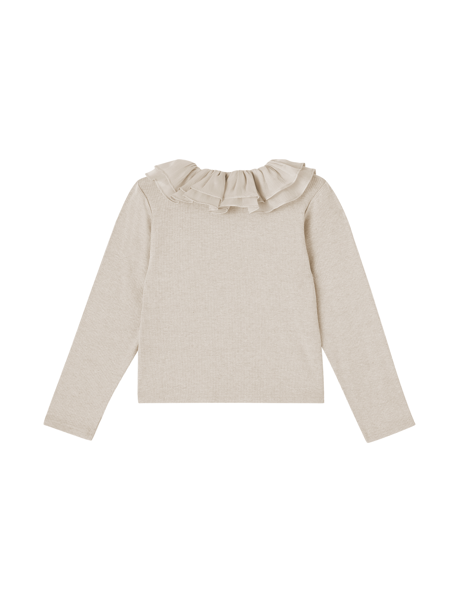 Florentien ruffled collar top