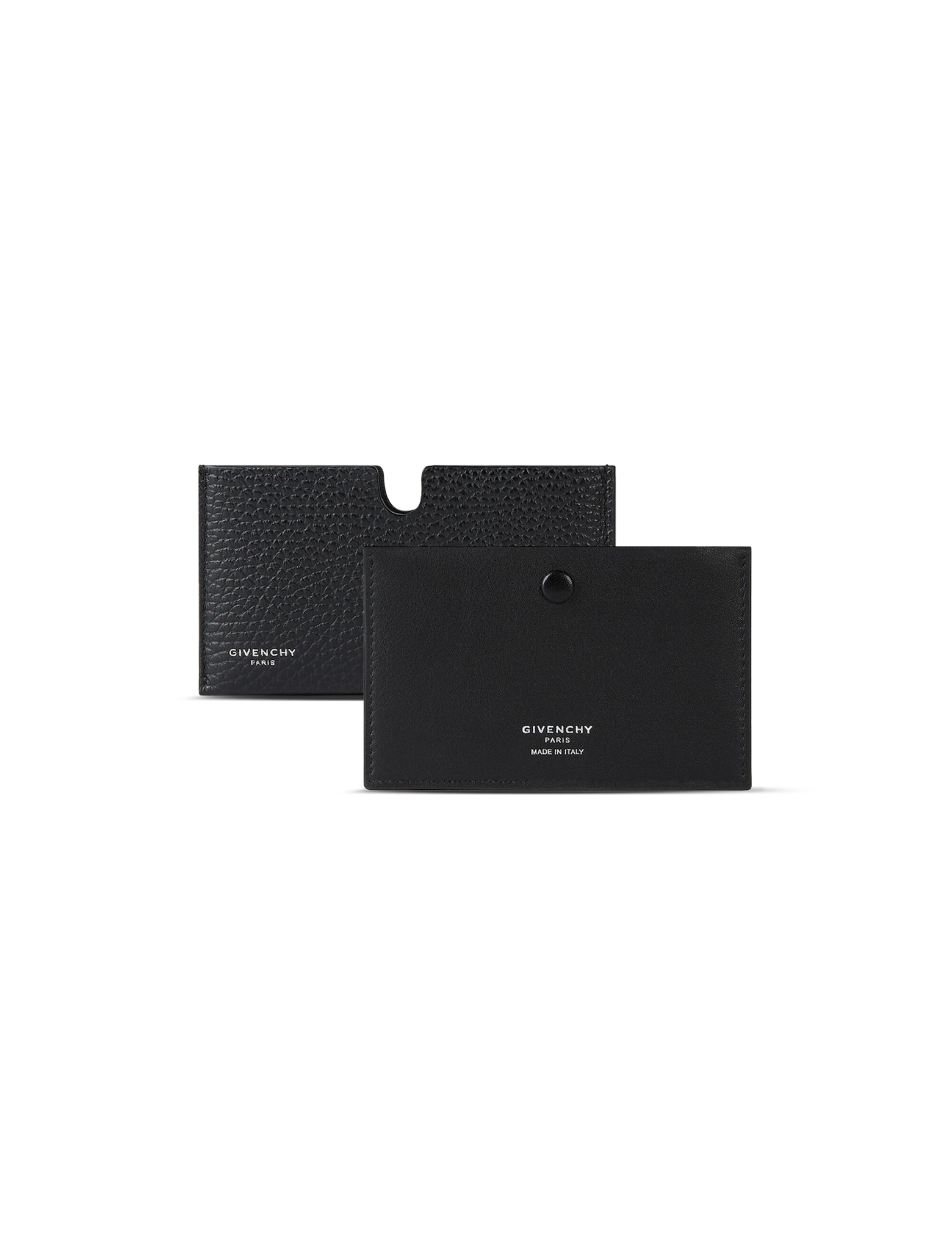 Folded leather card holder