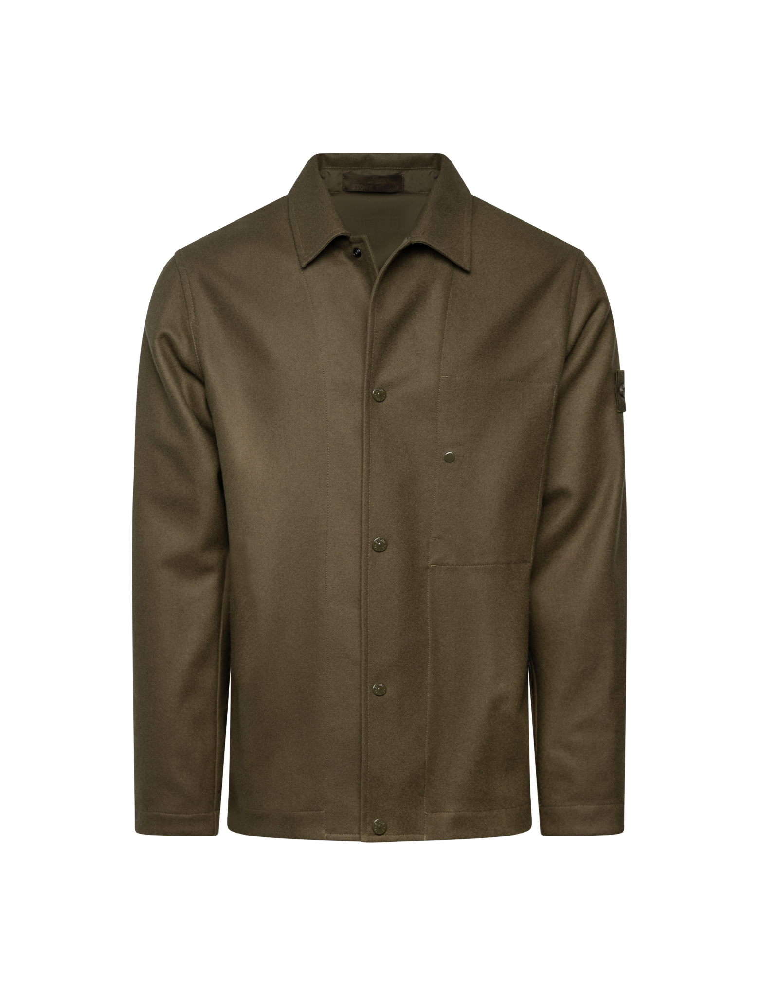 Ghost wool flannel overshirt