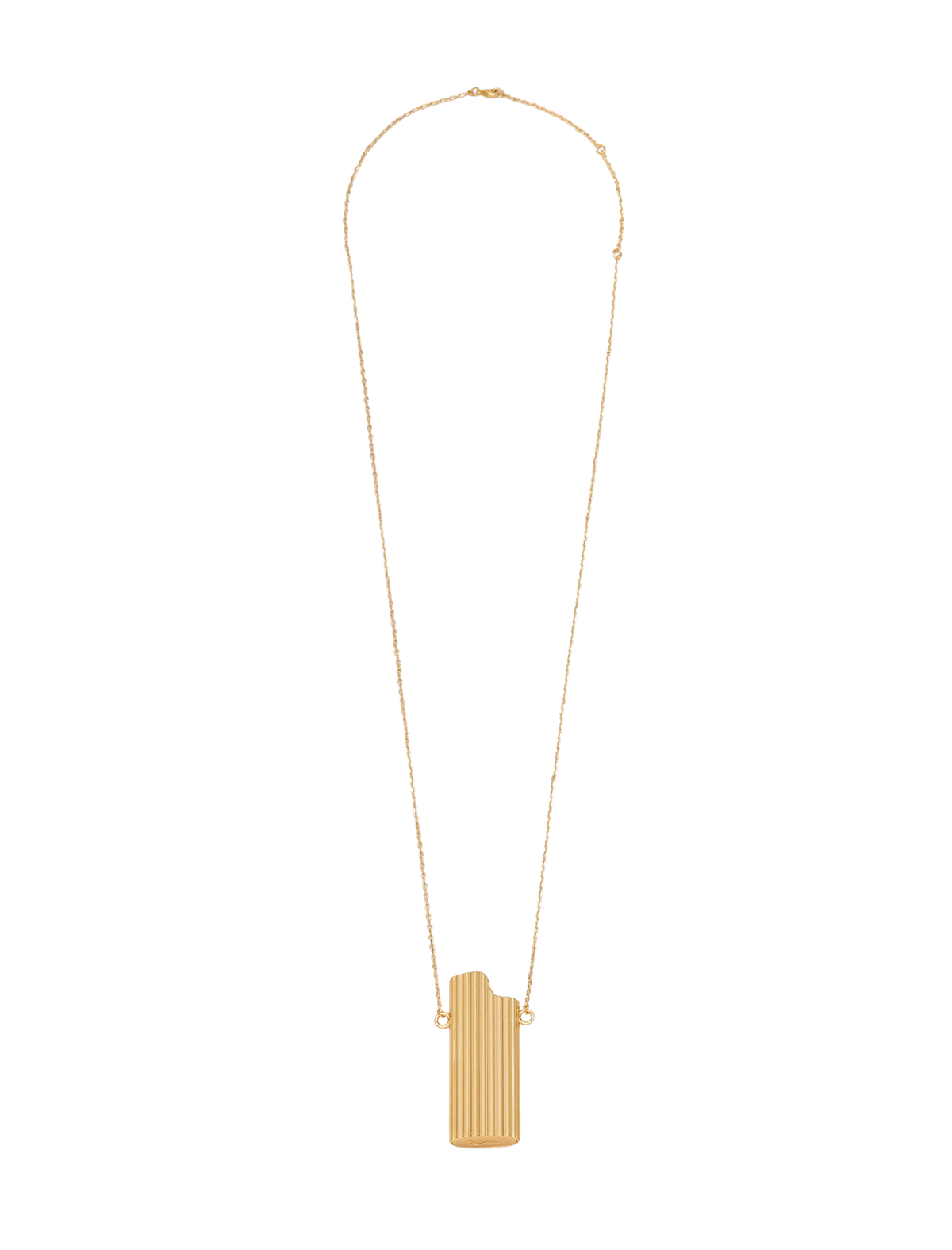 Gold brass lighter holder