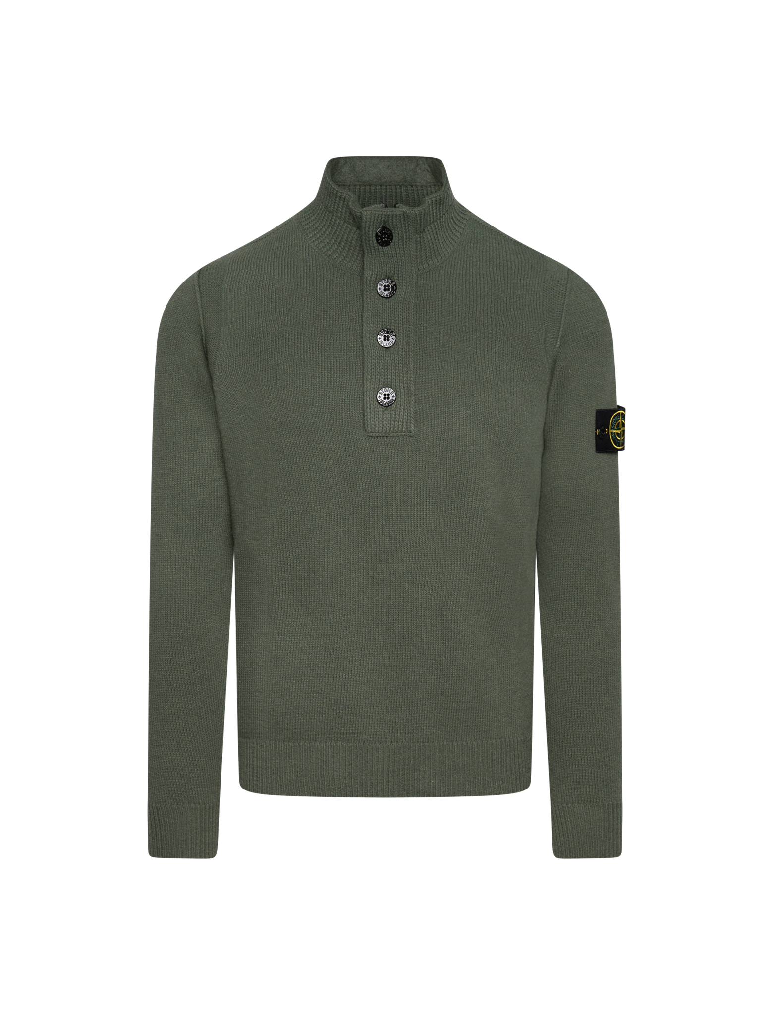 Half-zip lambswool jumper