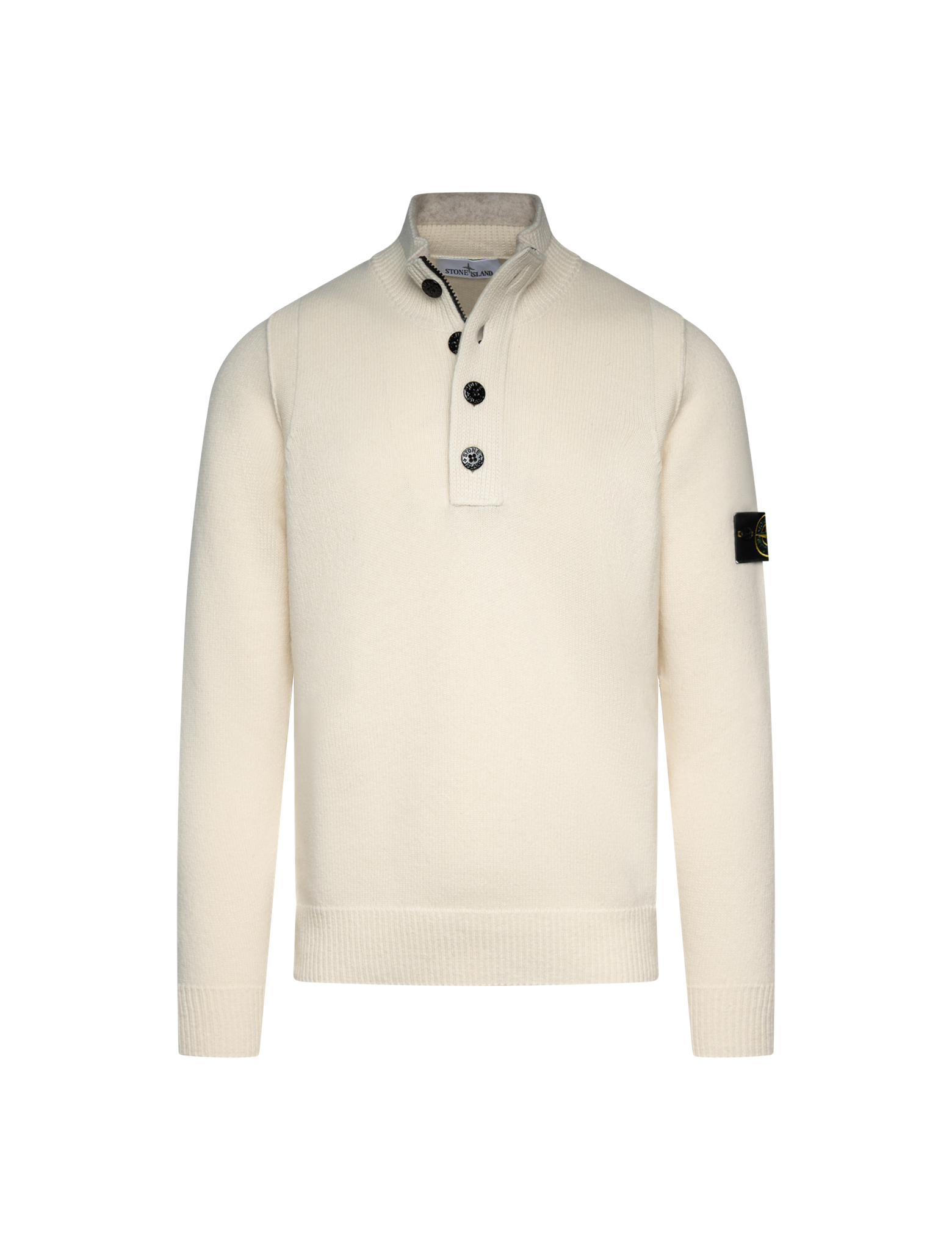 Half-zip lambswool jumper