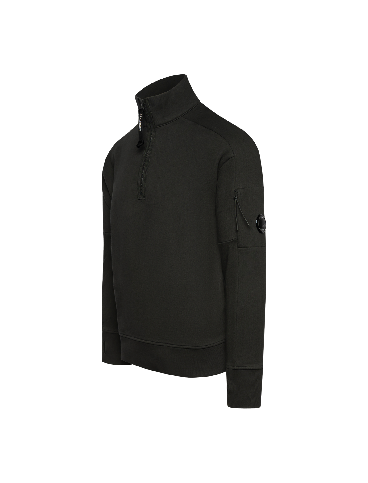 Half zip raised fleece sweater