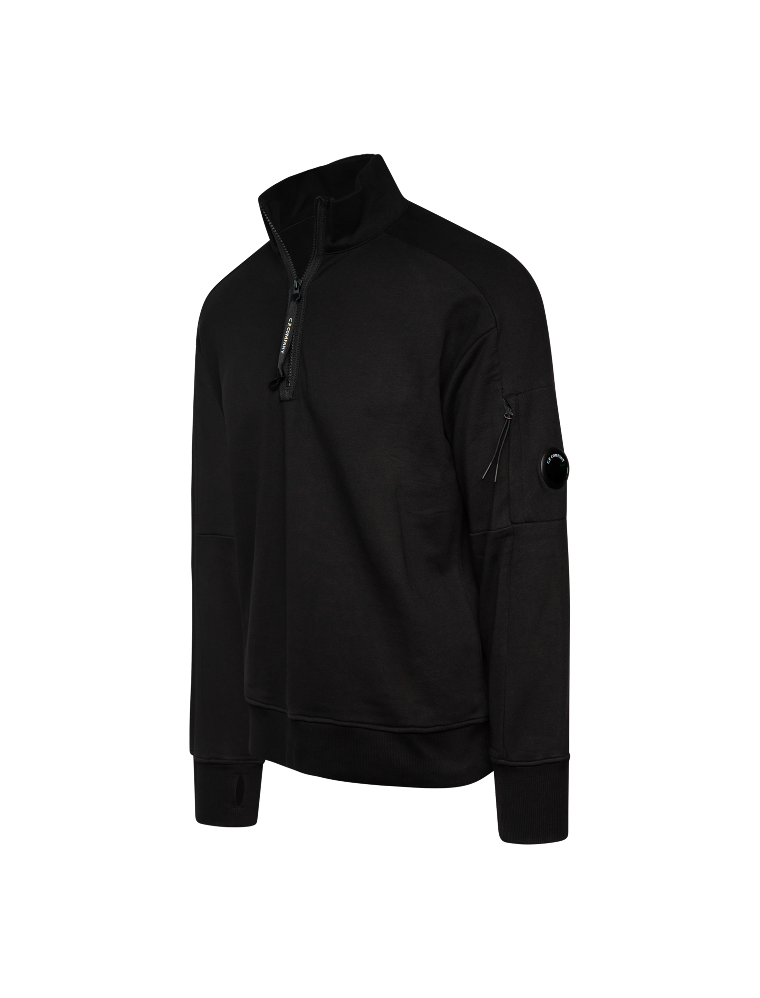 Half zip raised fleece sweater