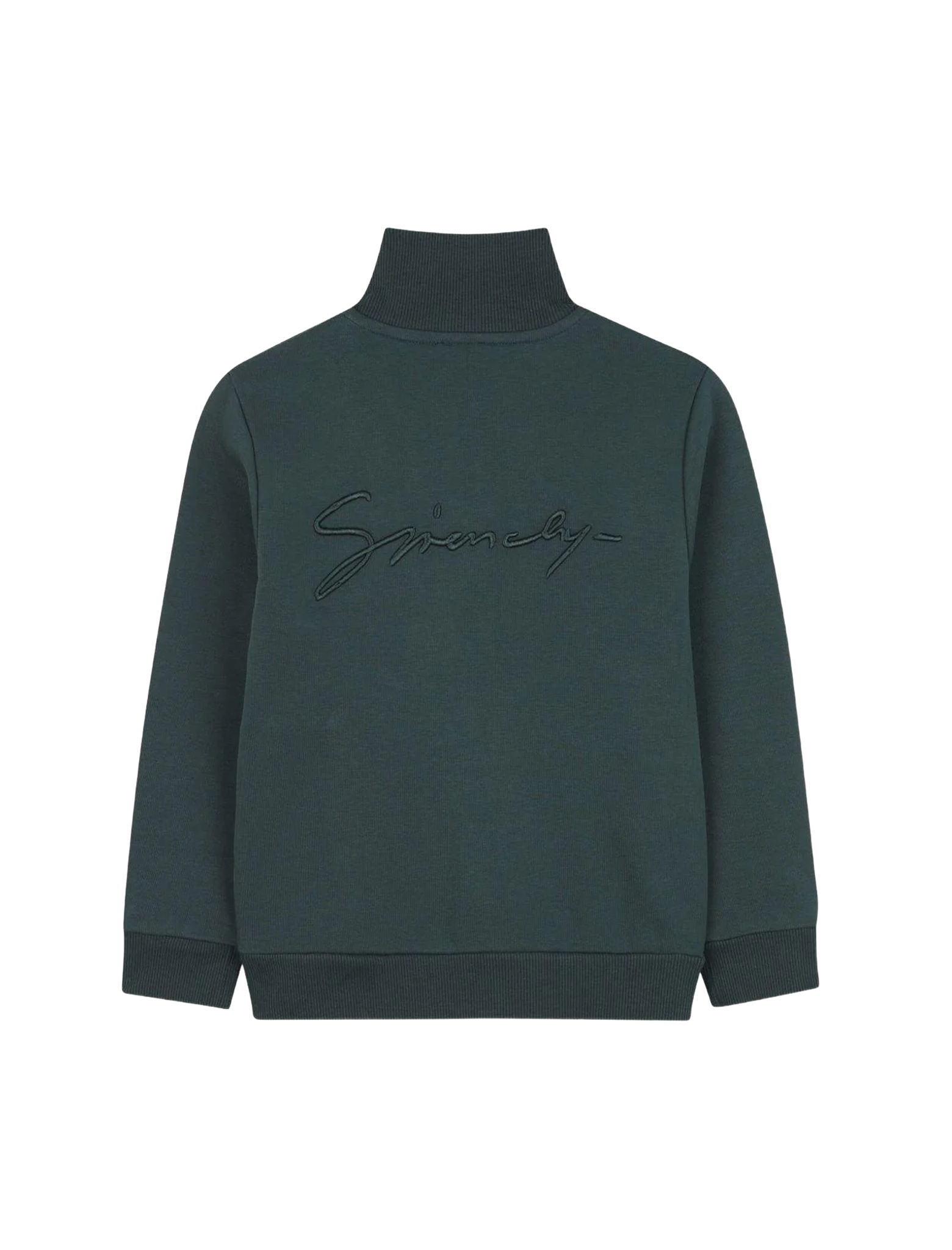 High neck logo zipped vest