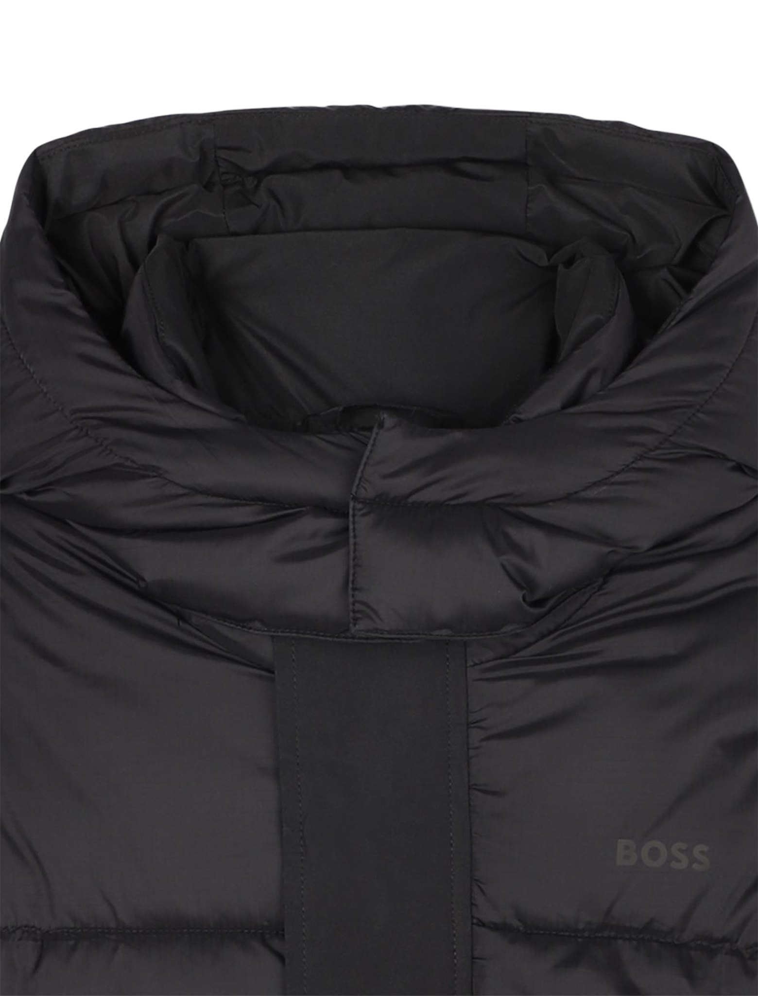 High neck padded down jacket
