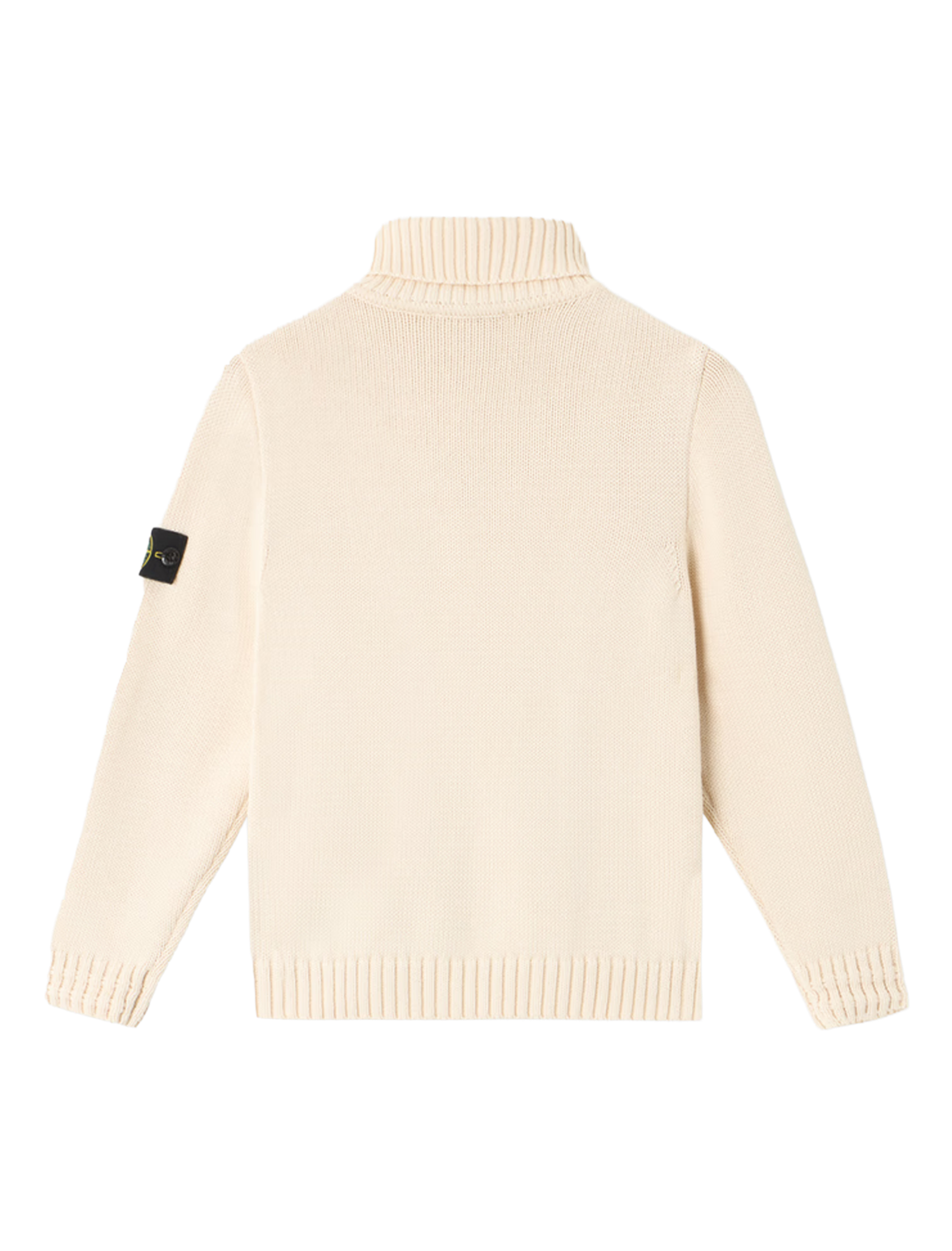 High neck ribbed knitwear