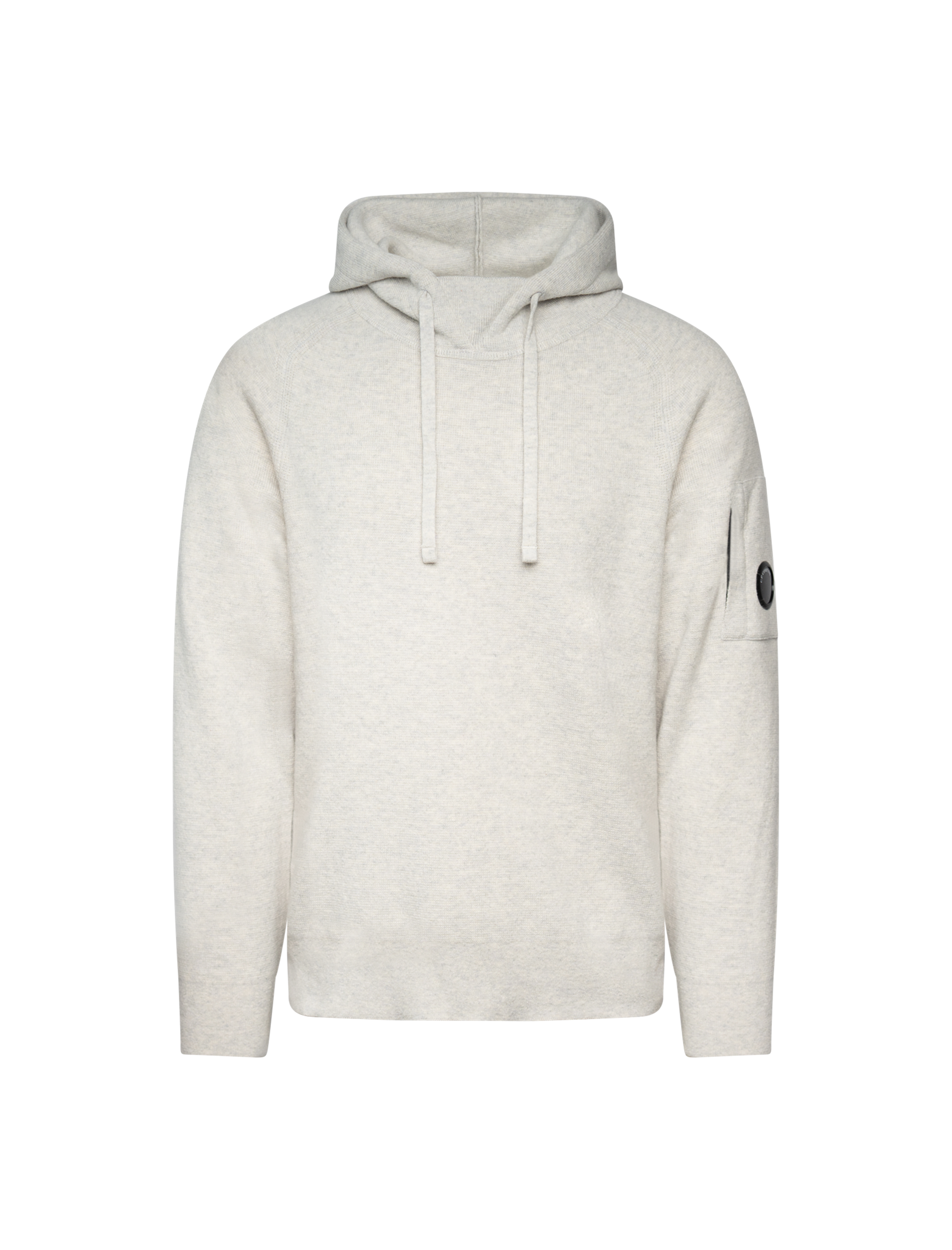 Hooded lambswool knitwear