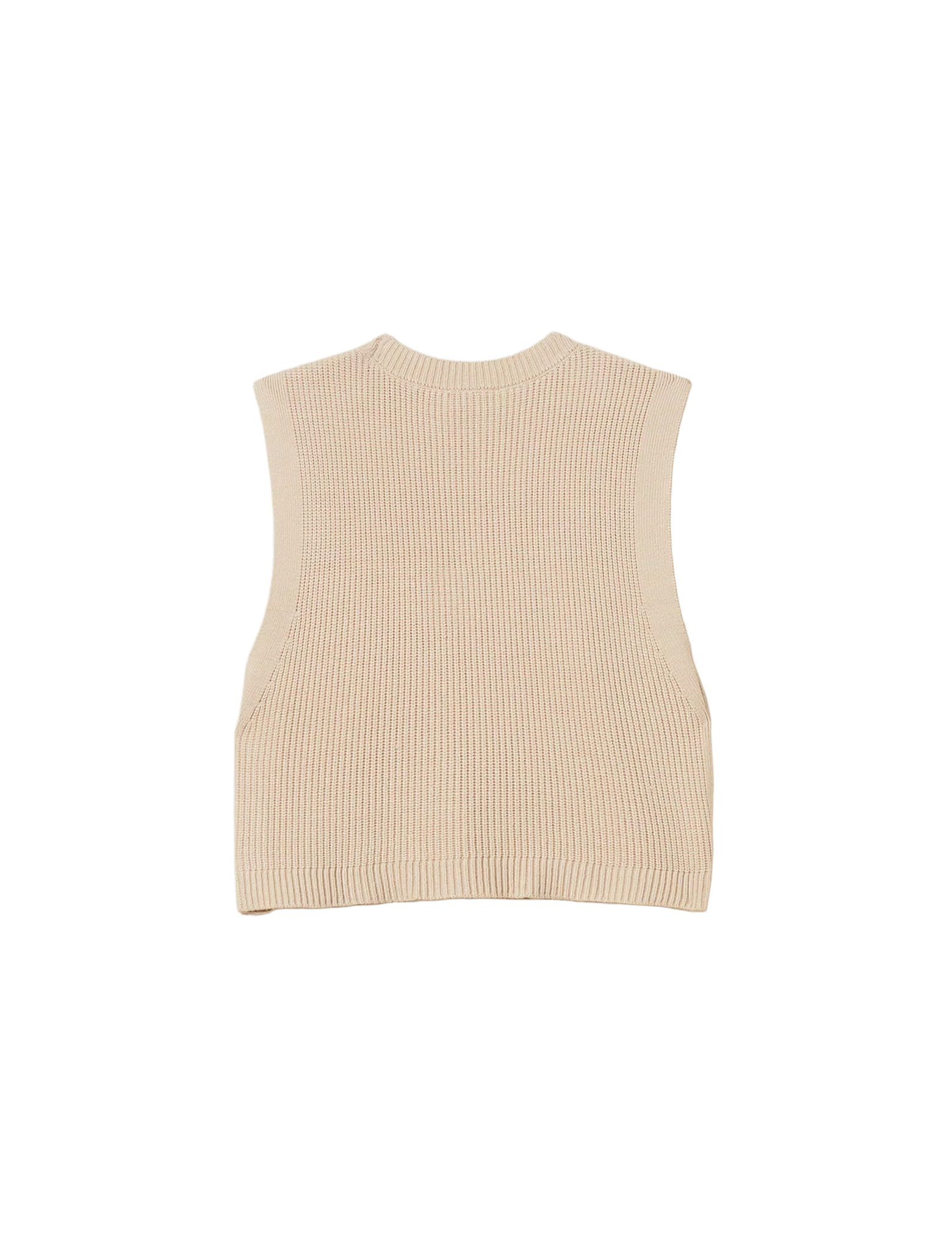 Knit sleeveless jumper