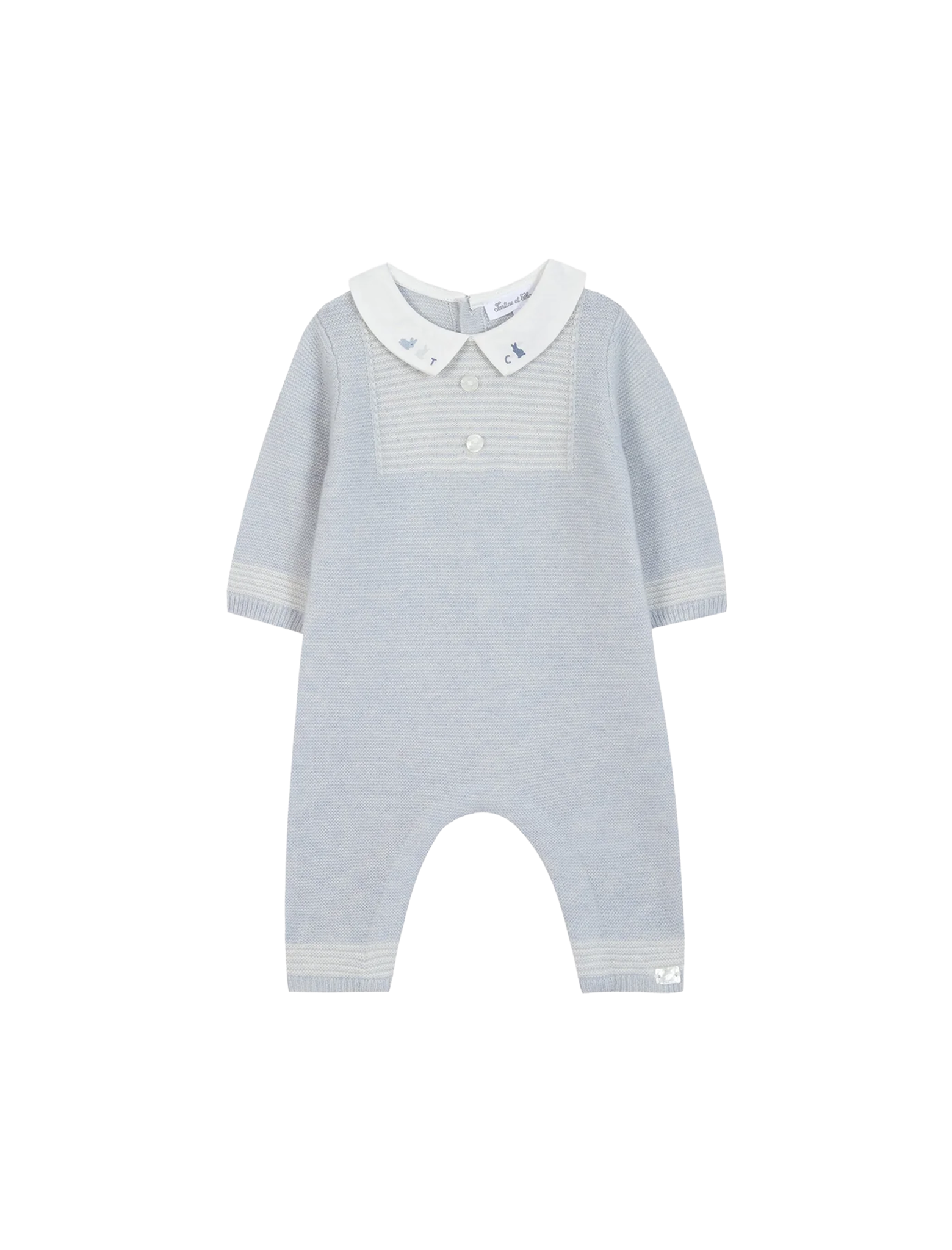 Knitted babygrow