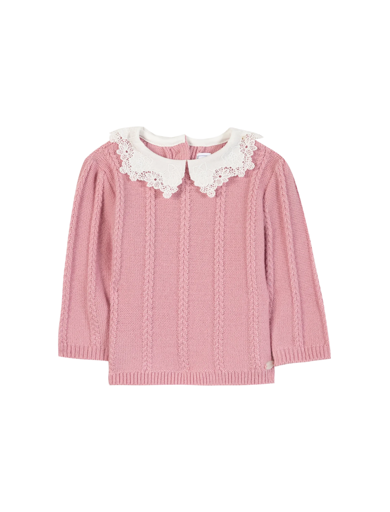 Knitted collar jumper
