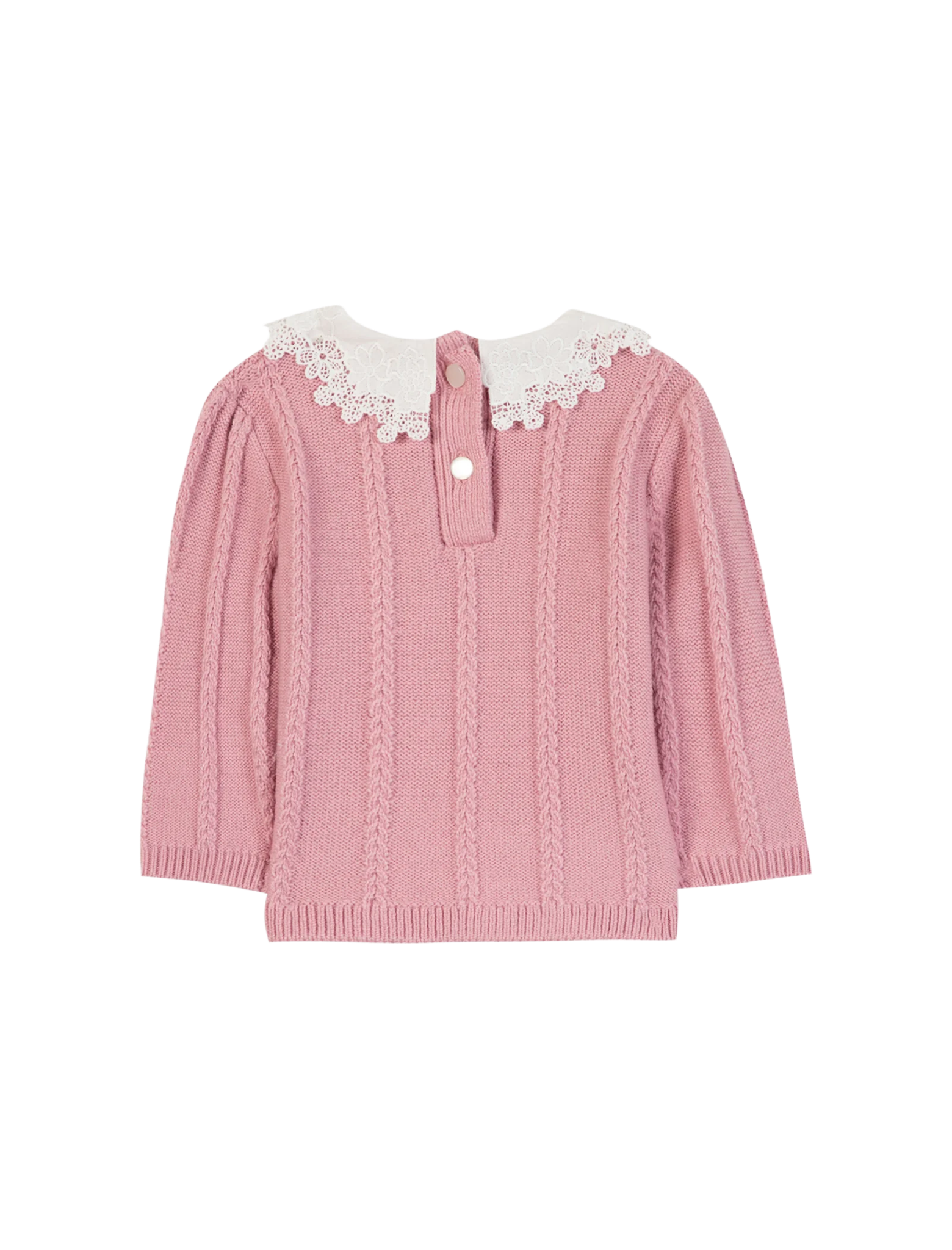 Knitted collar jumper