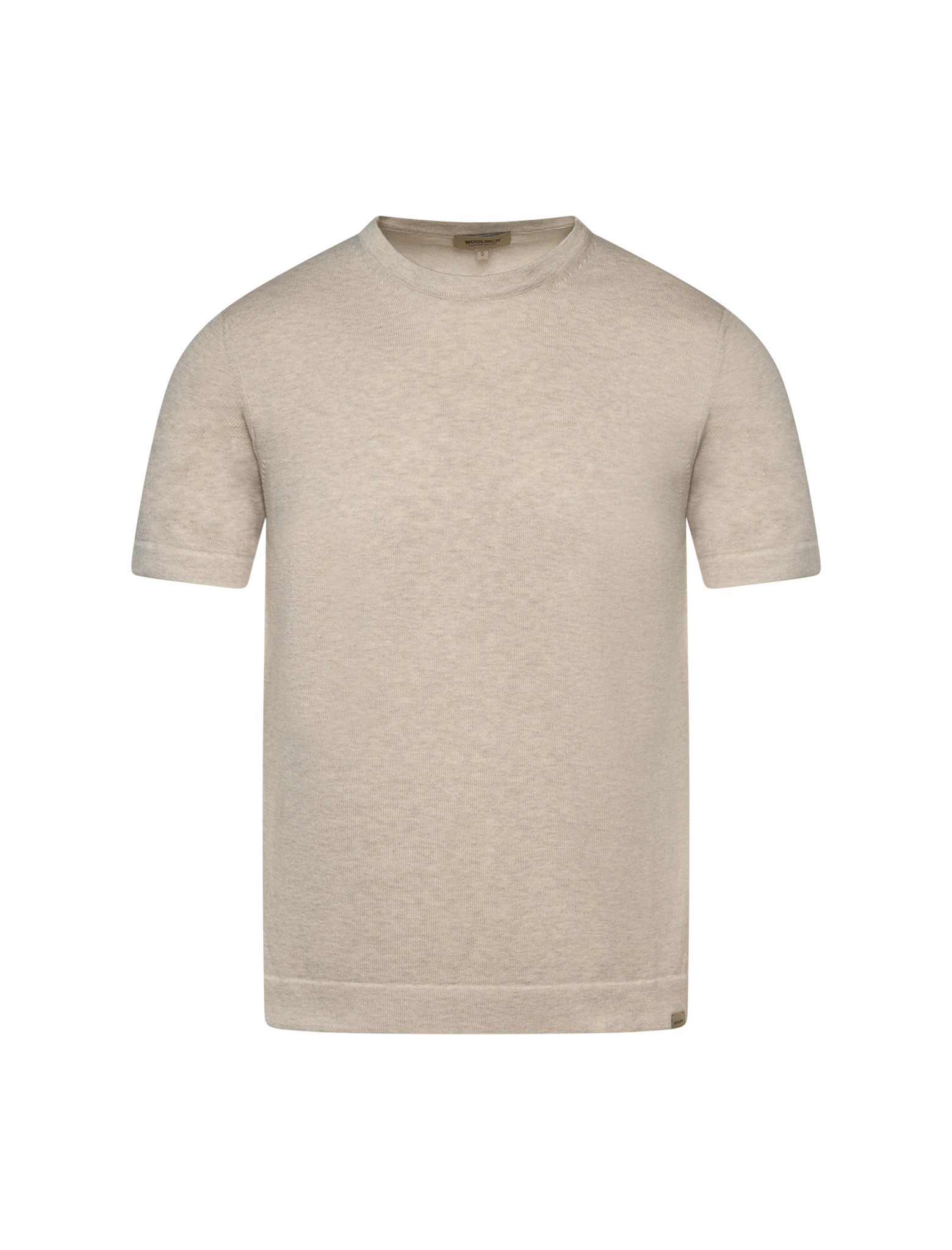 Knitted cream t-shirt